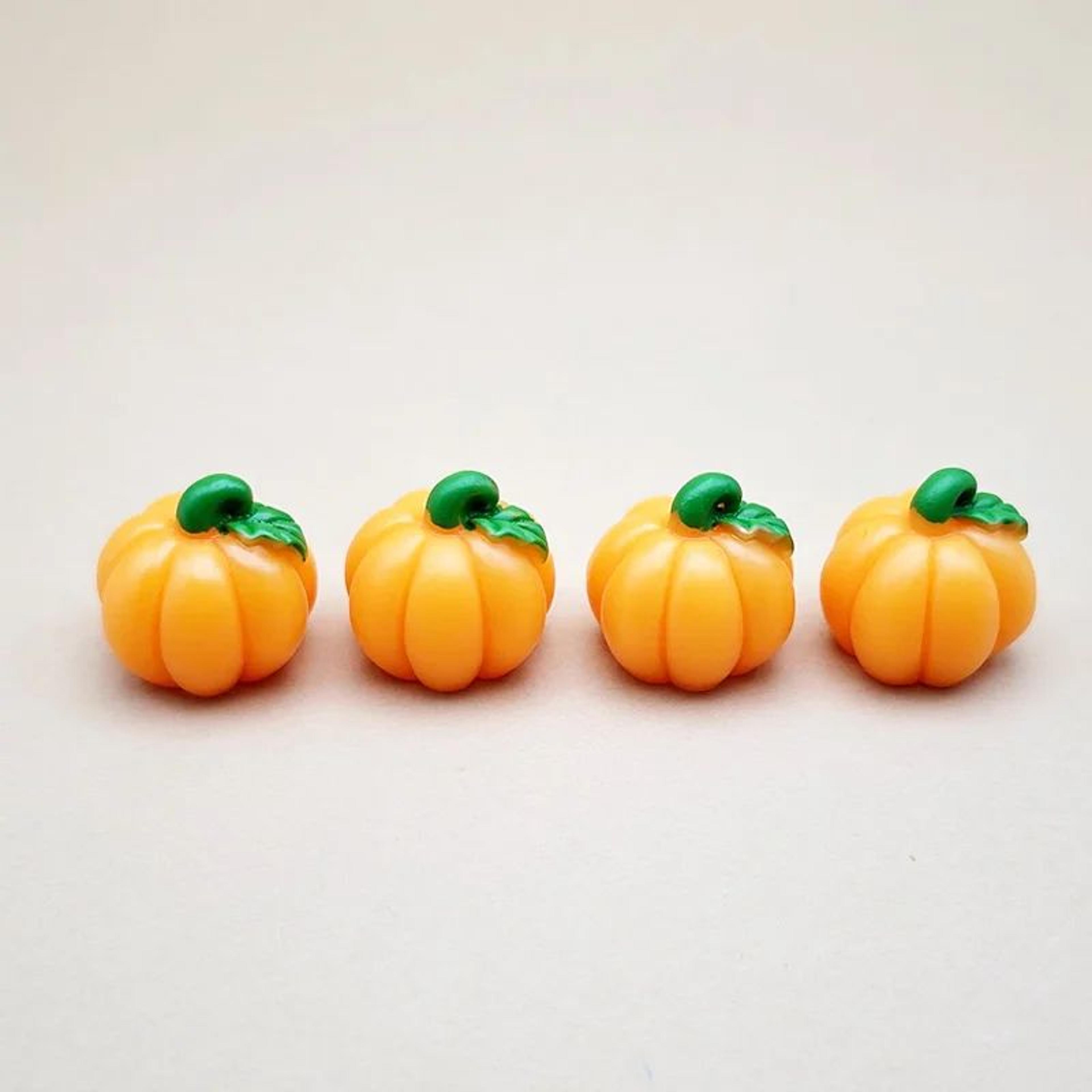 mini resin halloween pumpkin figurines diy fairy garden decor