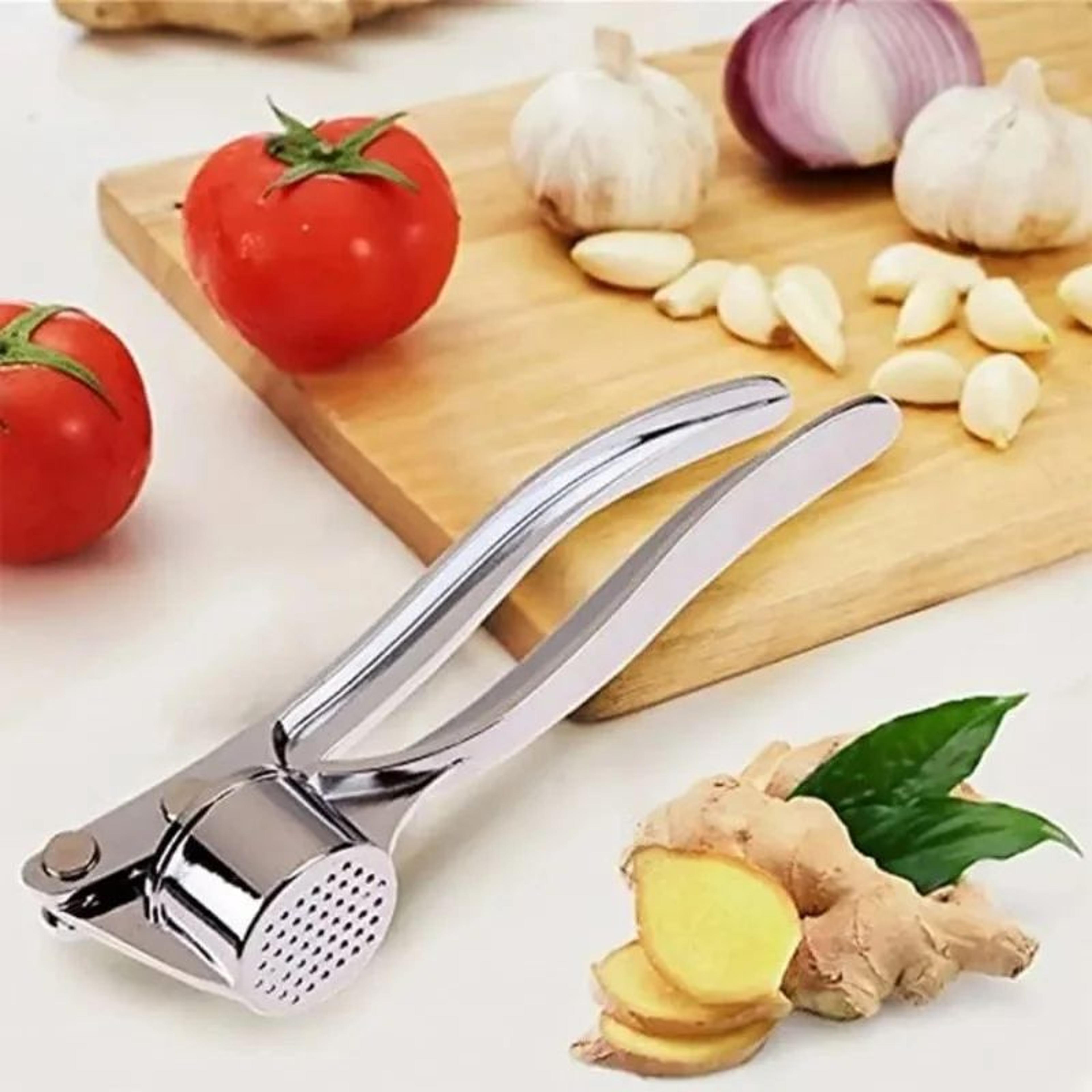 stainless steel and aluminum alloy manual garlic grinder press