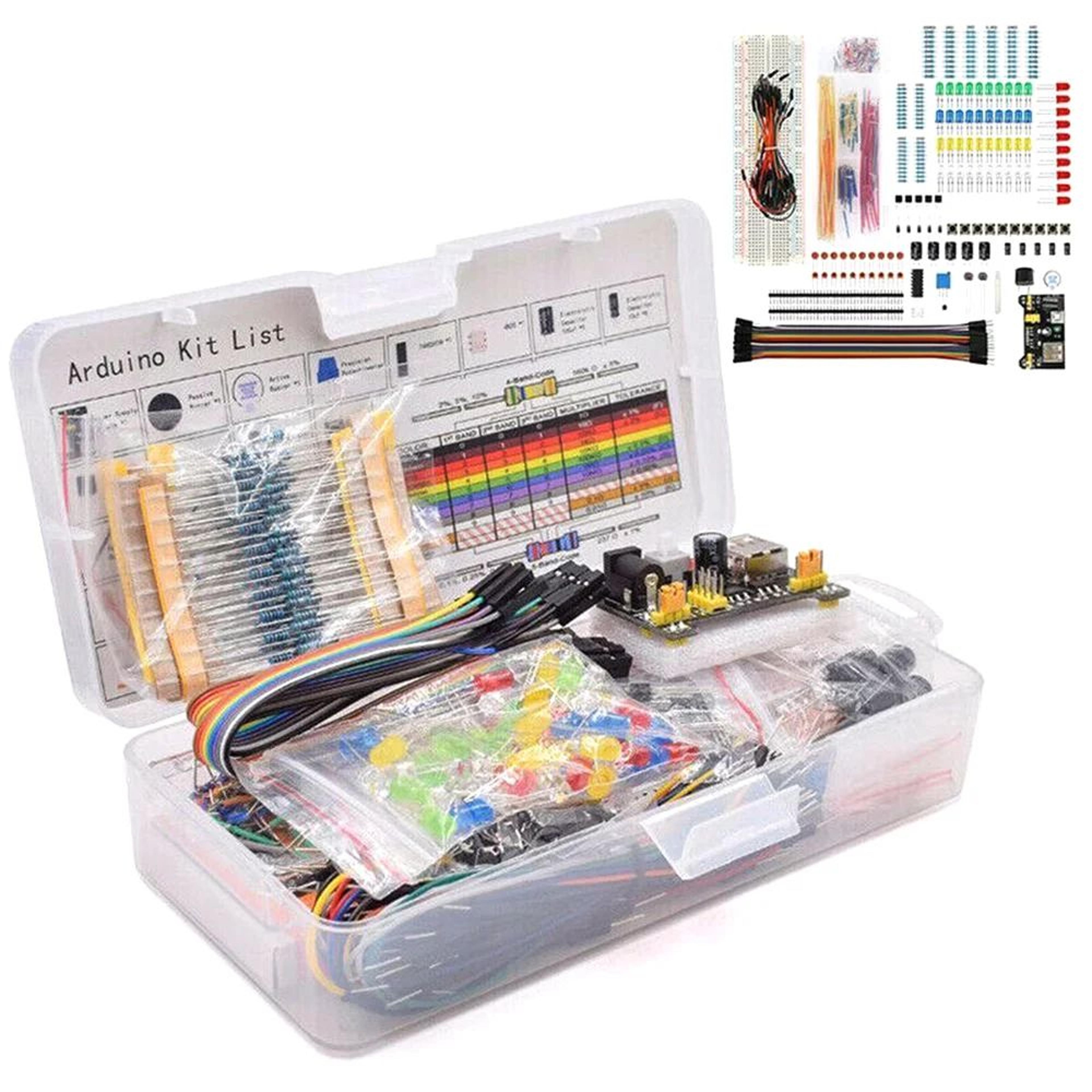 830-piece arduino uno r3 diy project starter kit