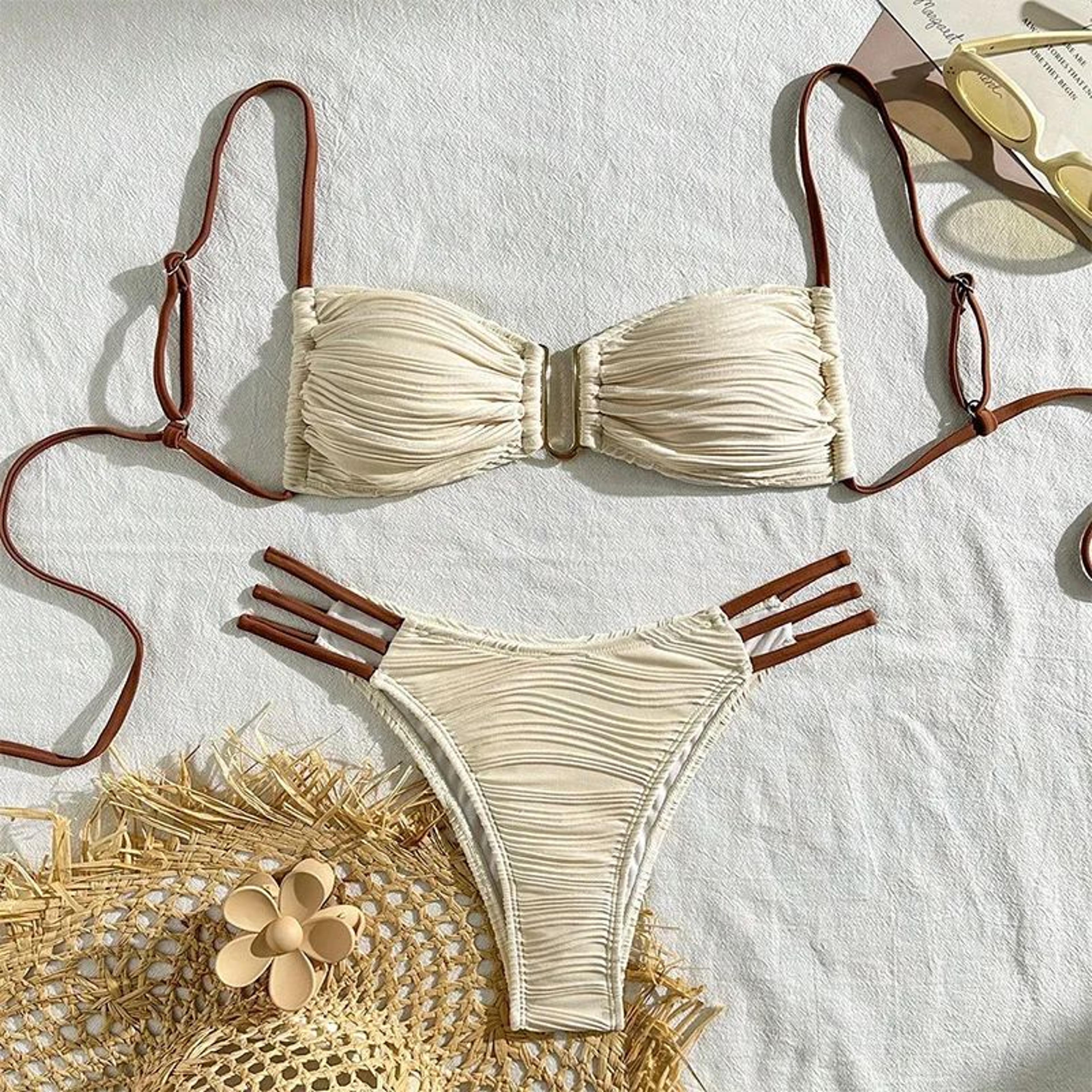 brazilian push up two piece bikini set