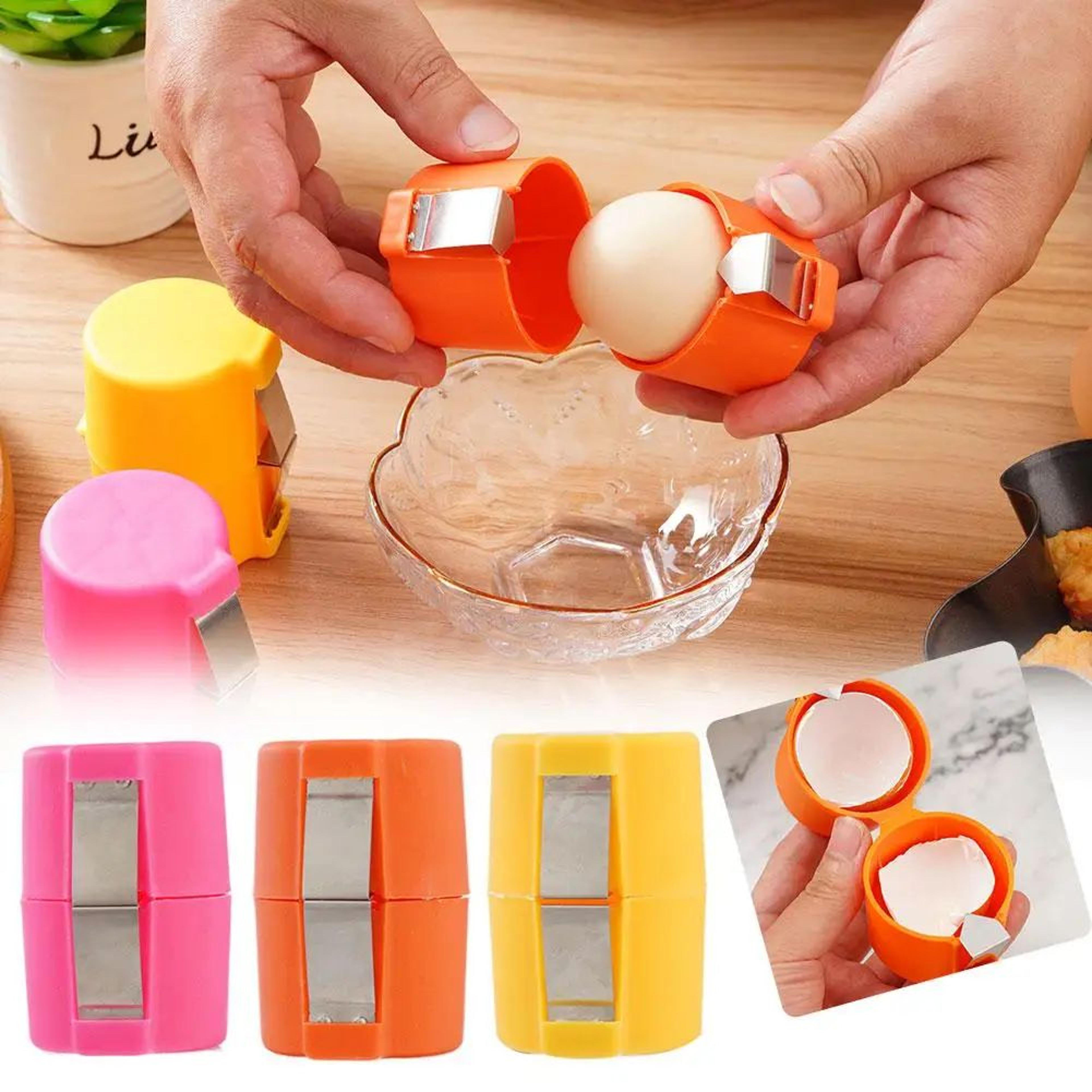 handheld egg shell opener and separator tool