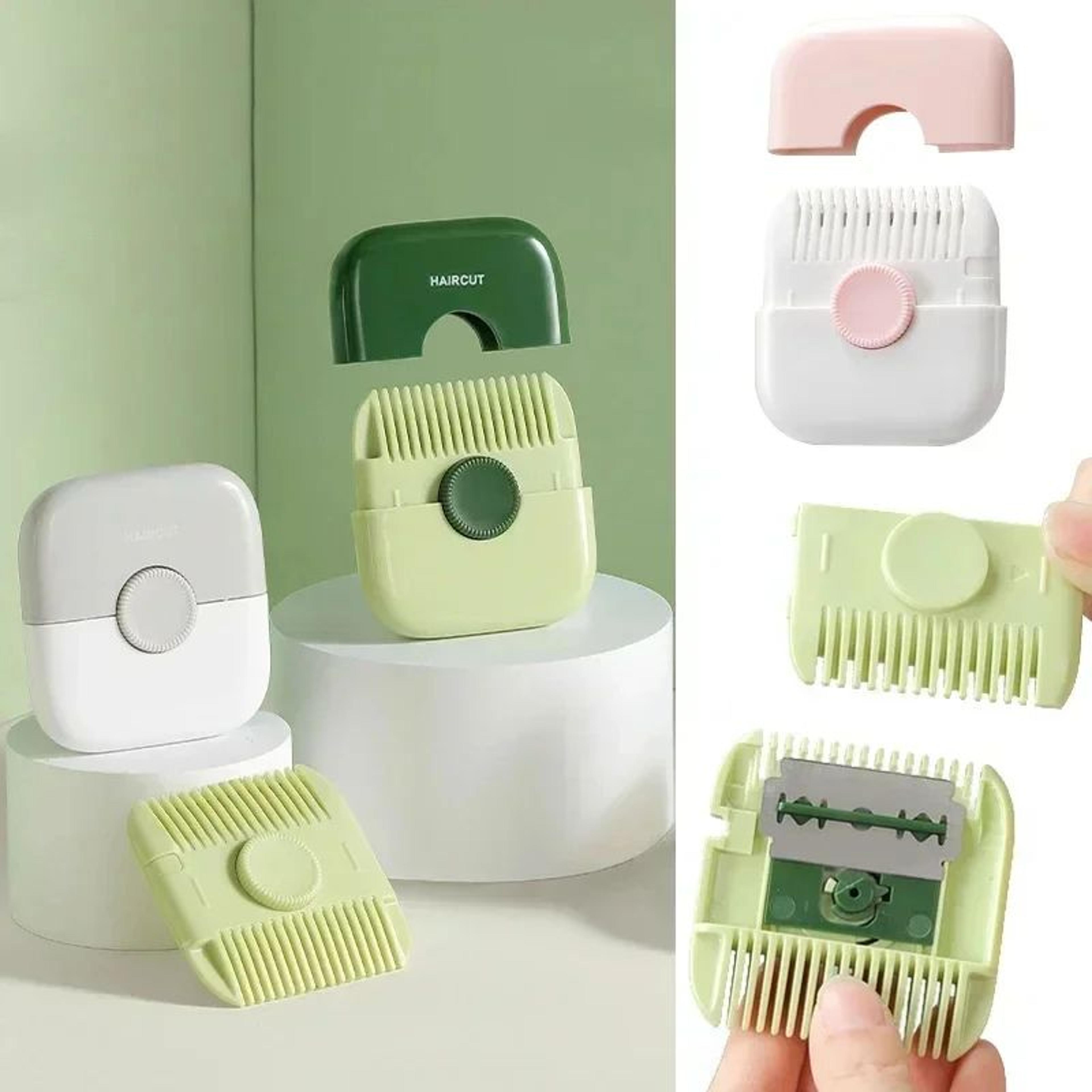 2-in-1 baby haircut and bangs trimmer comb