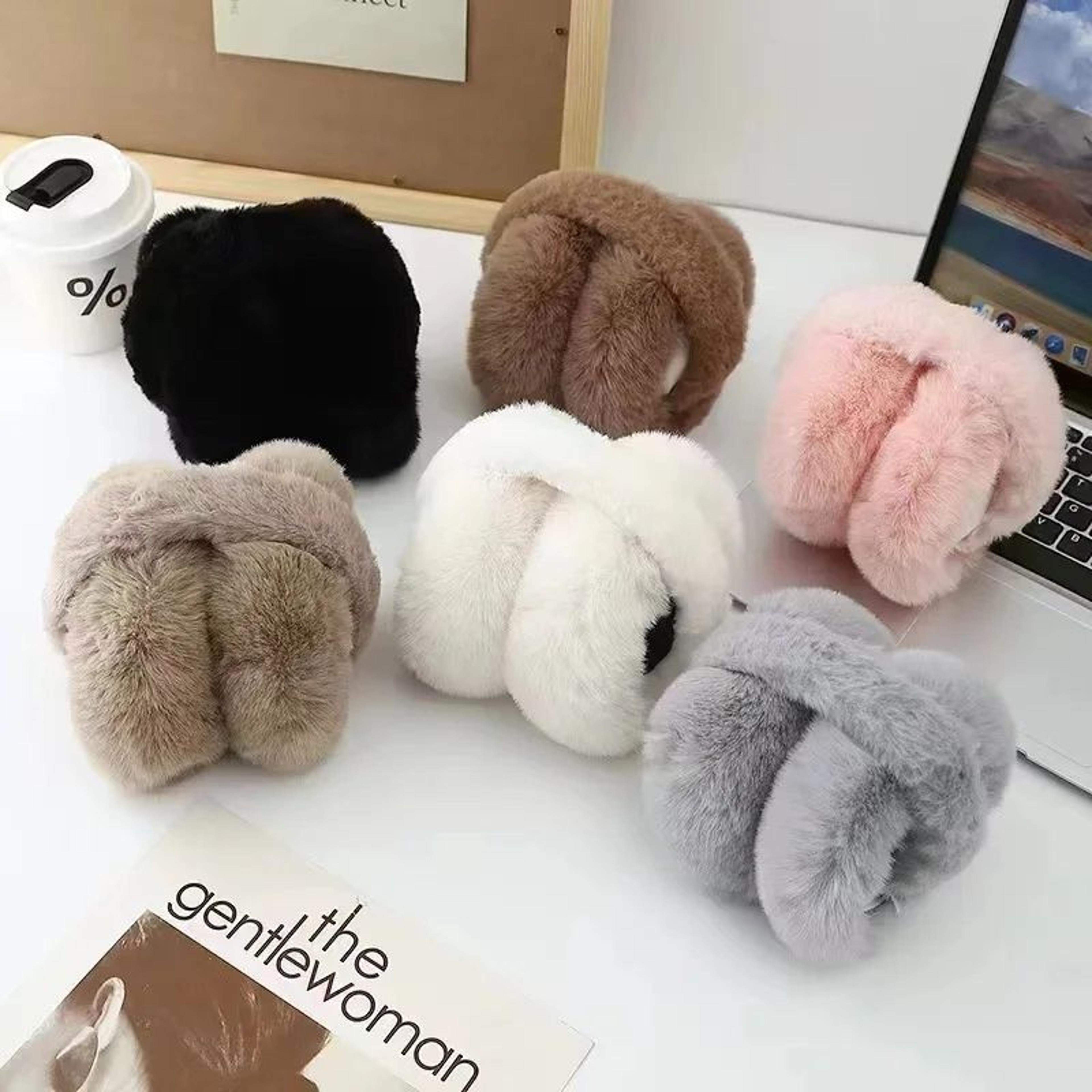 foldable plush winter ear protectors for kids