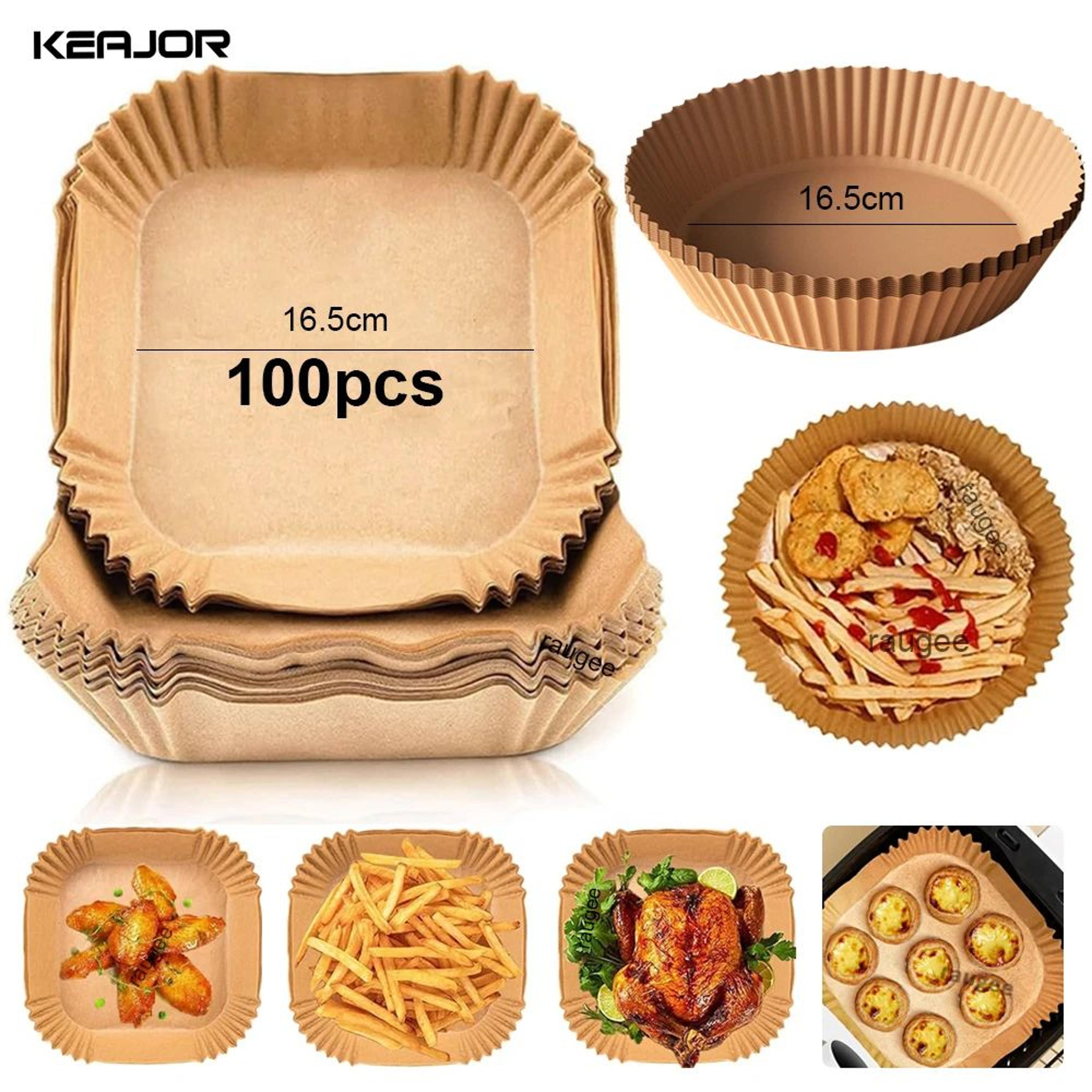 100 pcs disposable air fryer baking paper liners