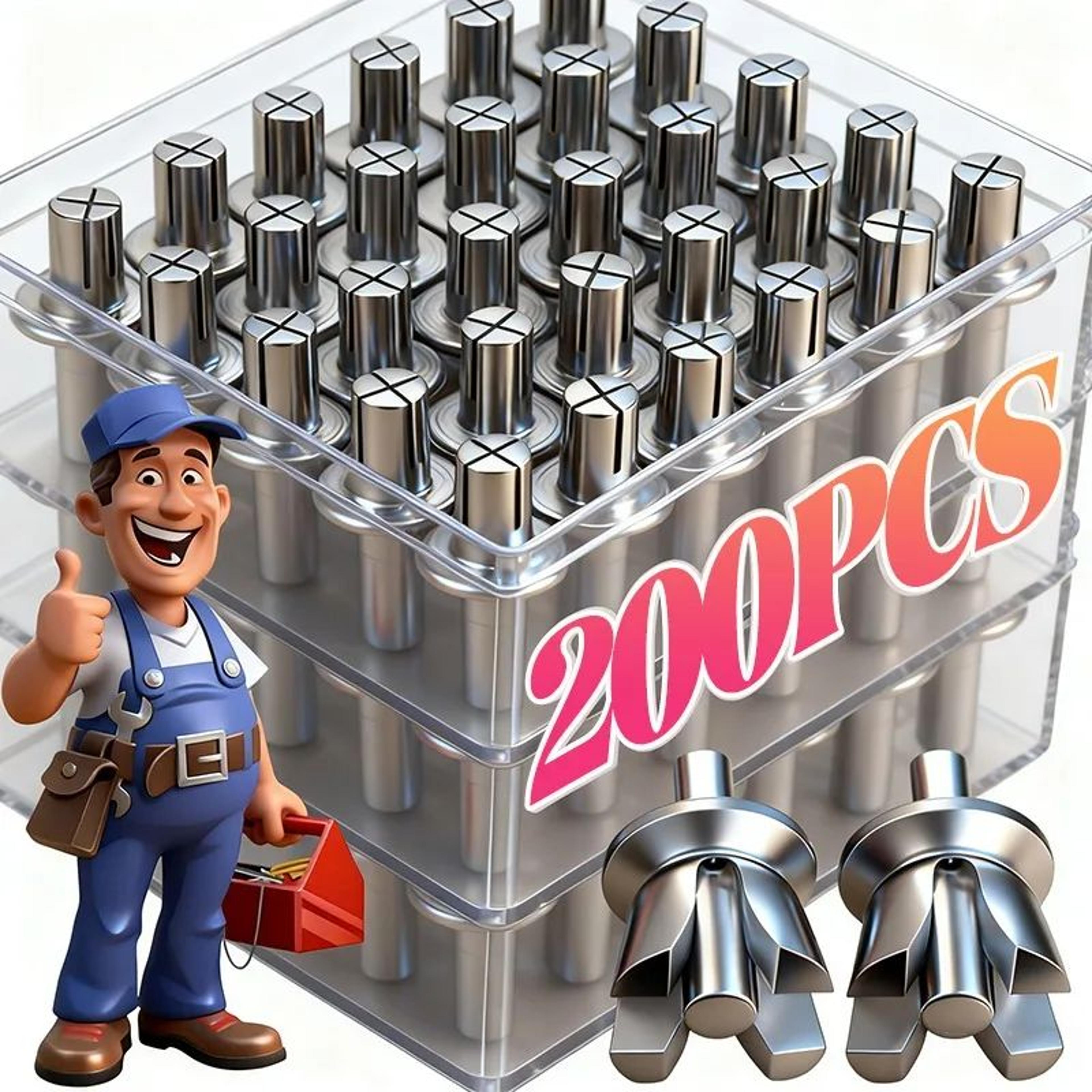 hammer drive expansion rivets aluminum nail head fasteners