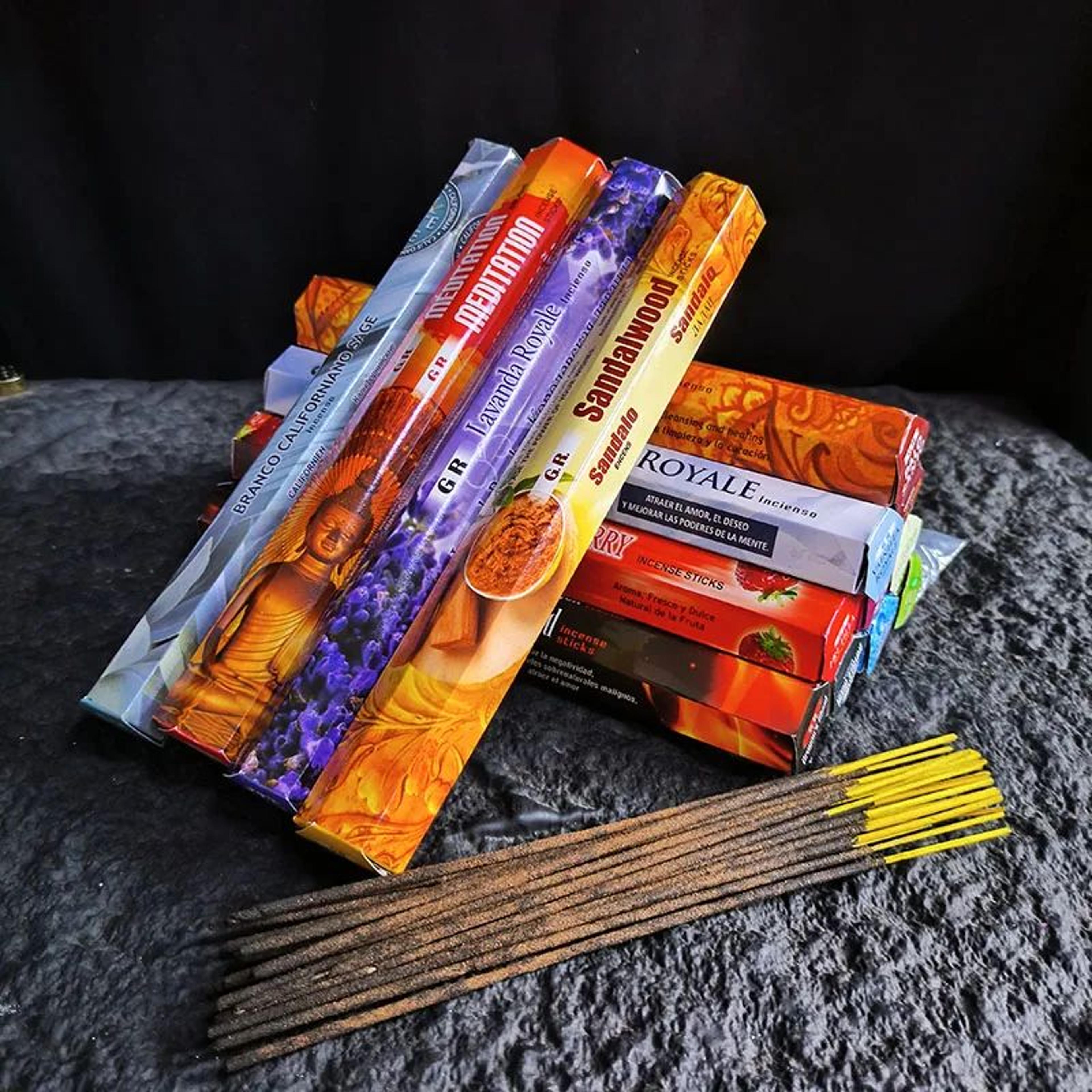 white sage incense sticks for meditation and home fragrance 20 pieces