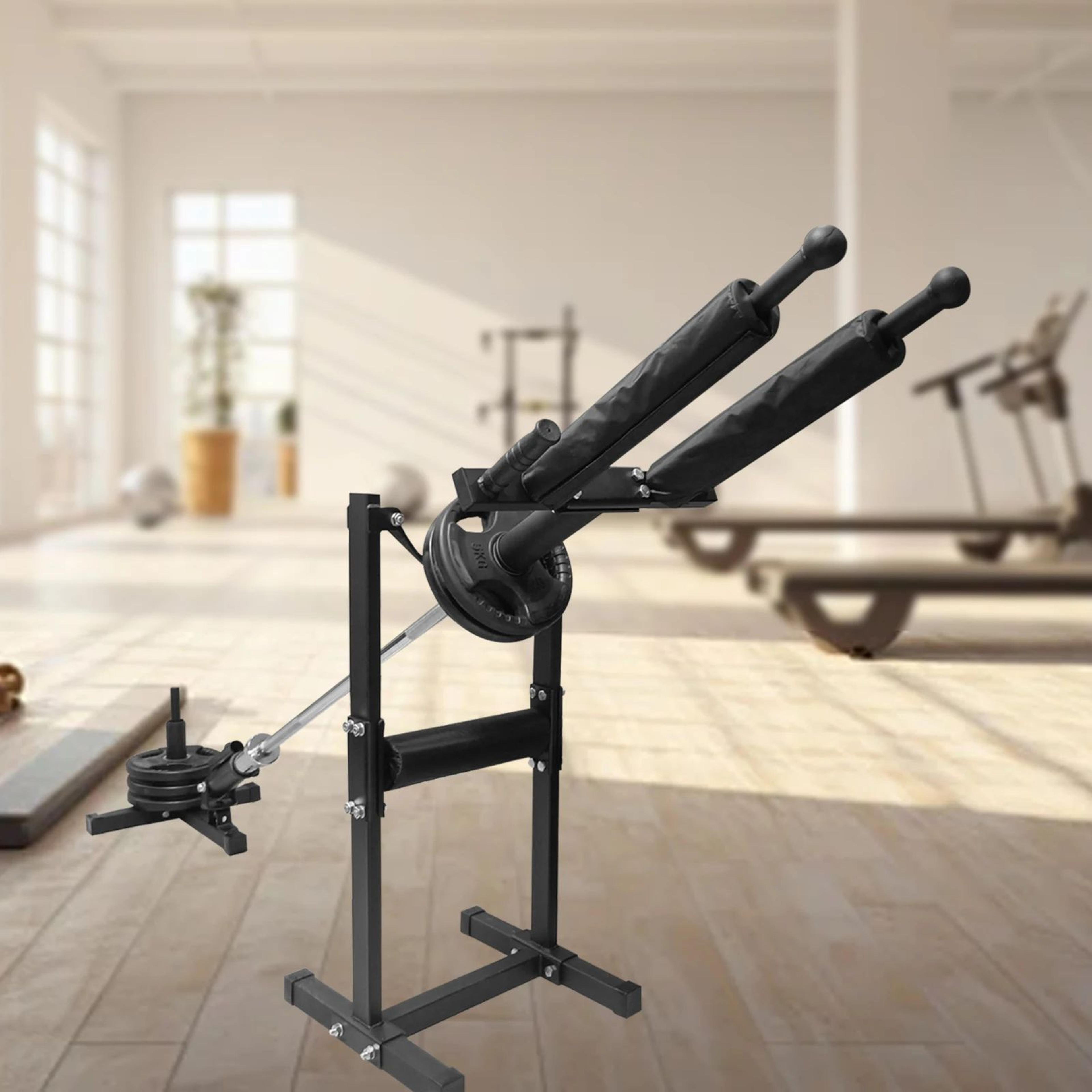 ergonomic bar row handle attachment for strength training