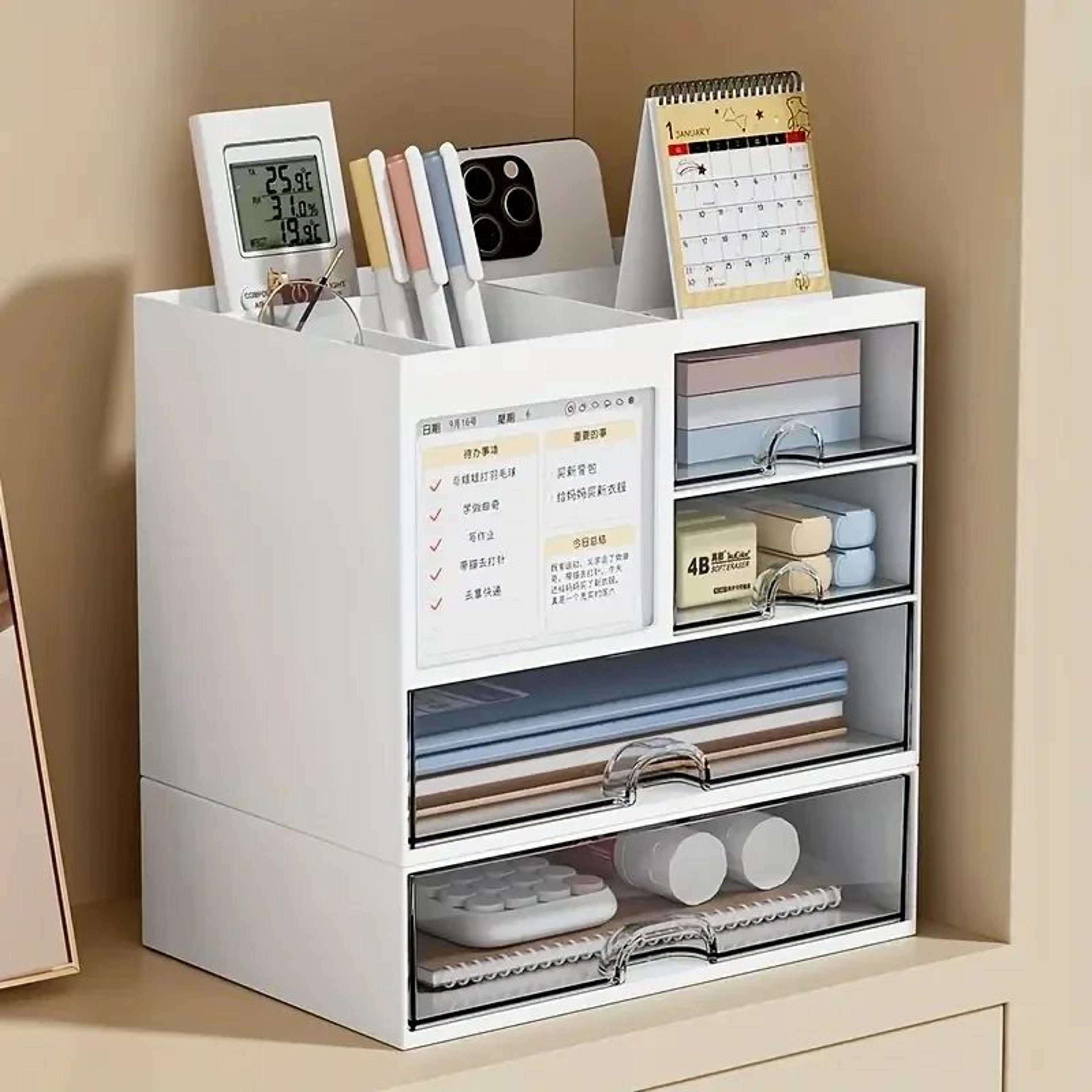 desktop drawer desk organizer storage box