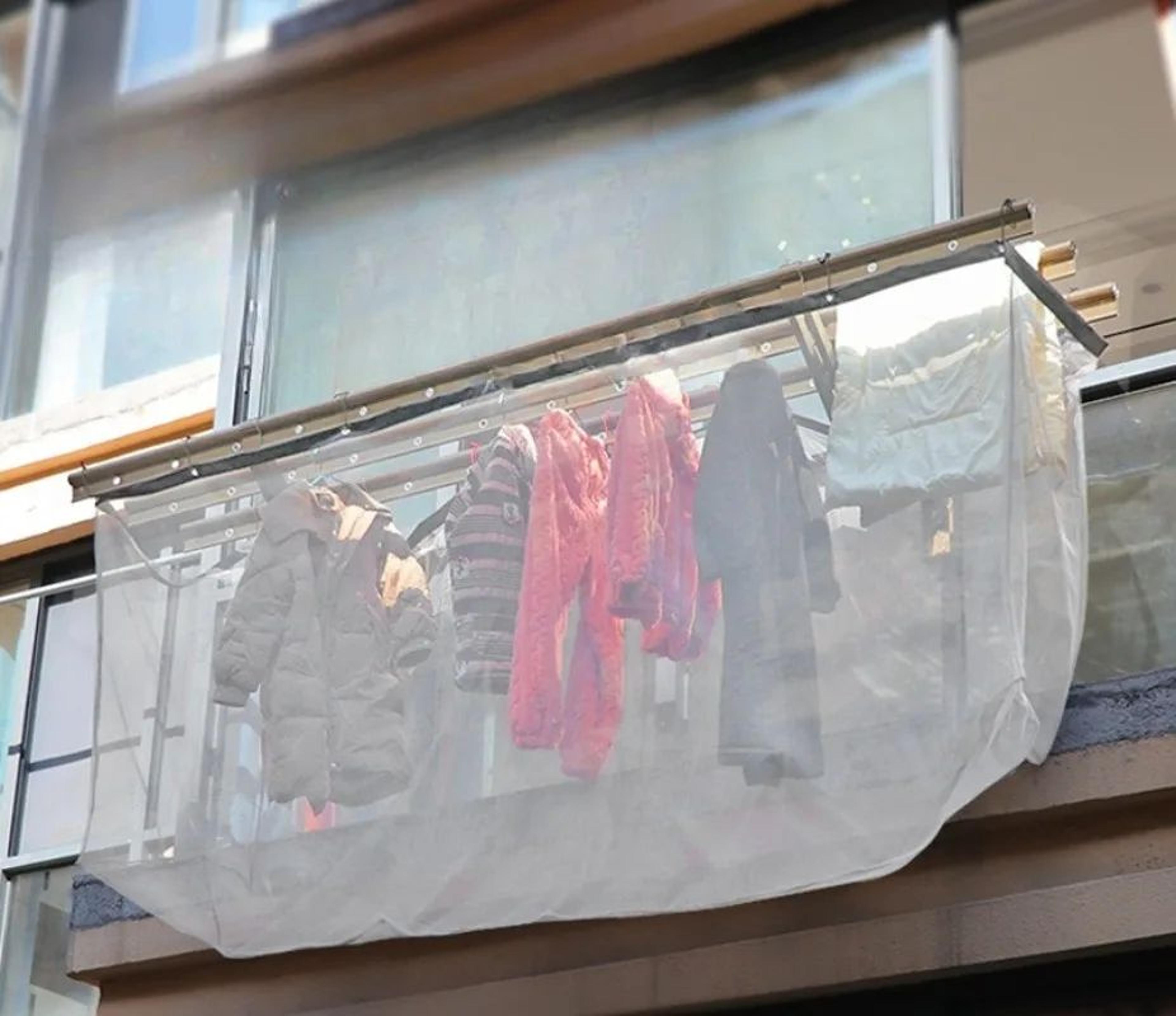 anti-drop high-rise clothes drying mesh cover