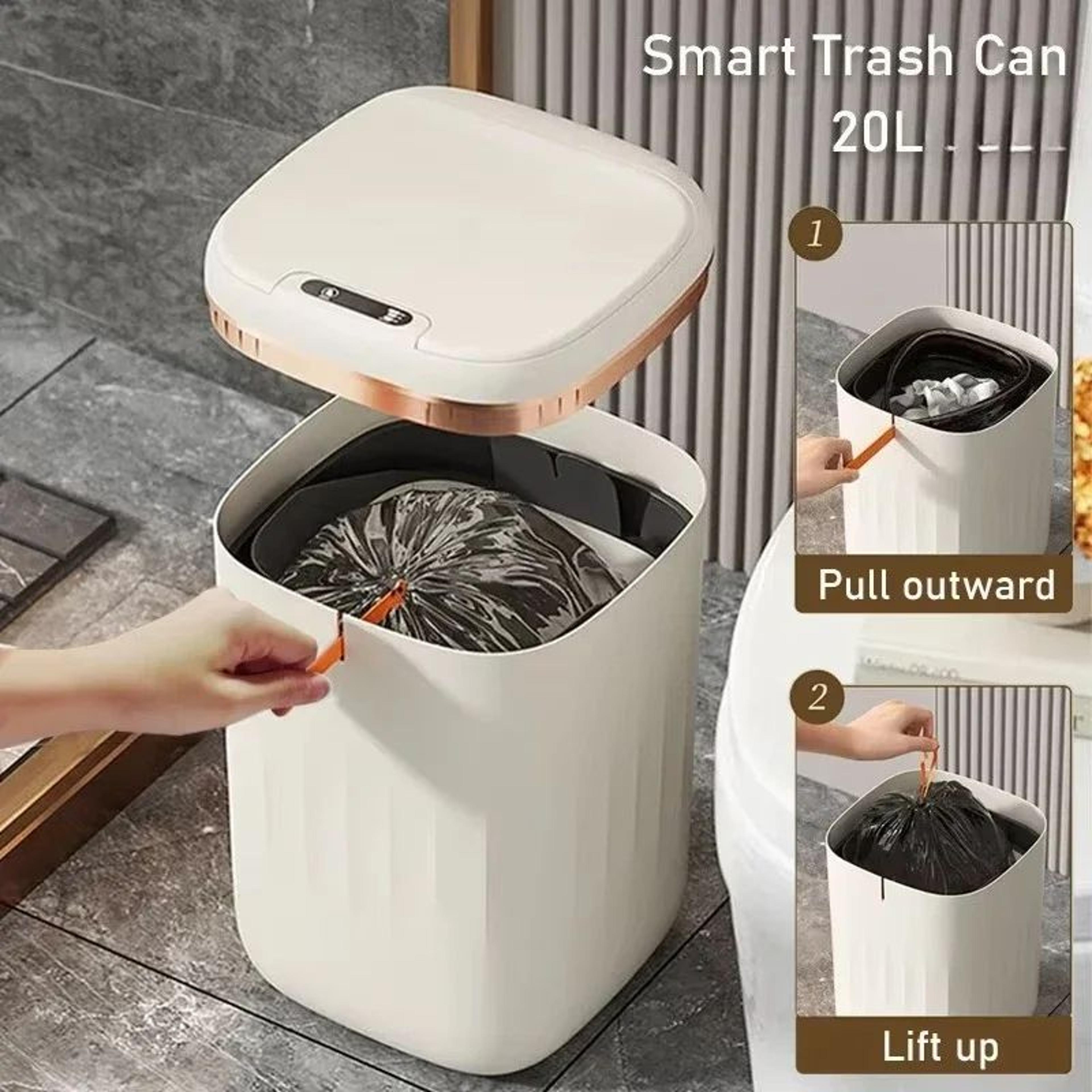 20l automatic smart sensor trash can waterproof large capacity