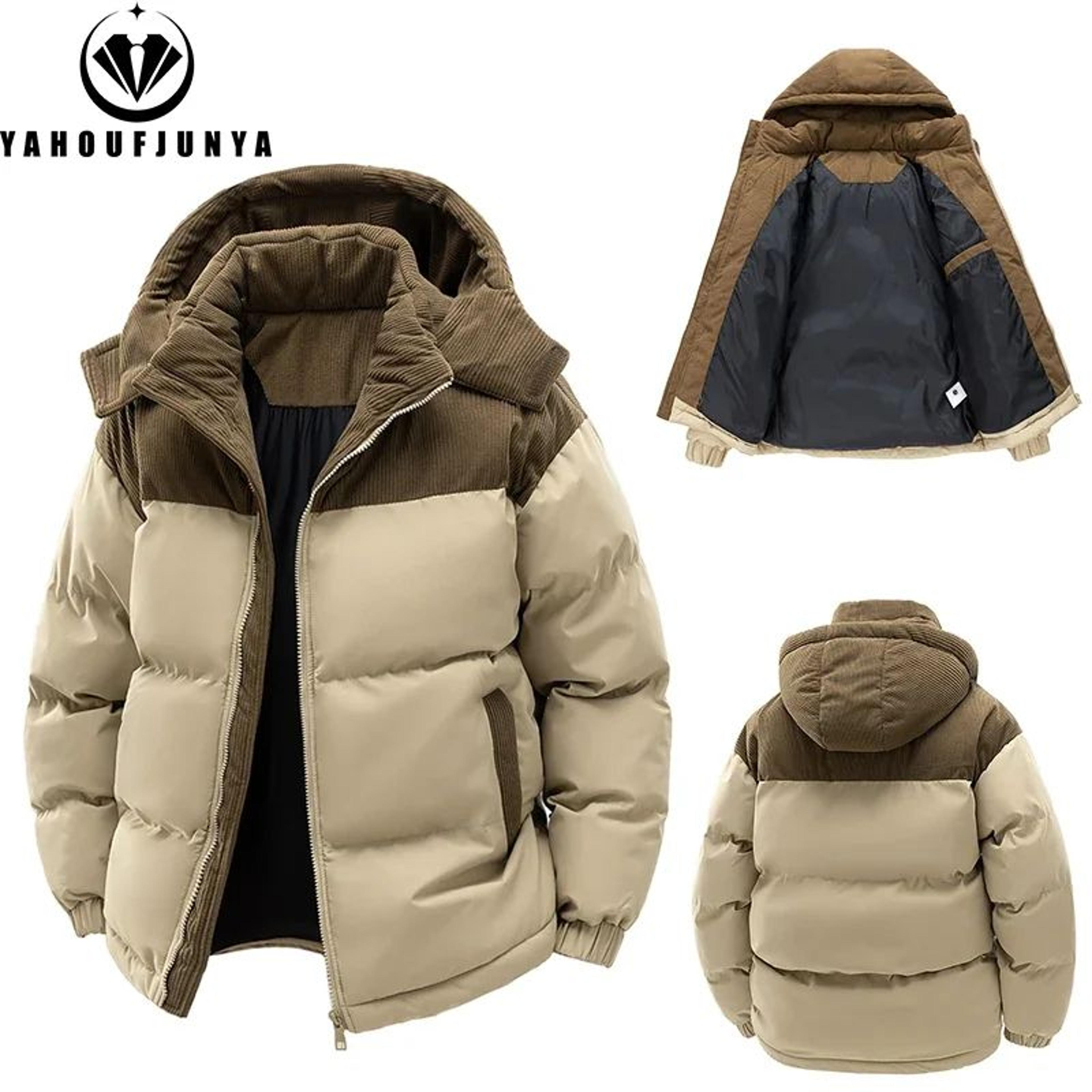 mens hooded removable hood windbreaker jacket