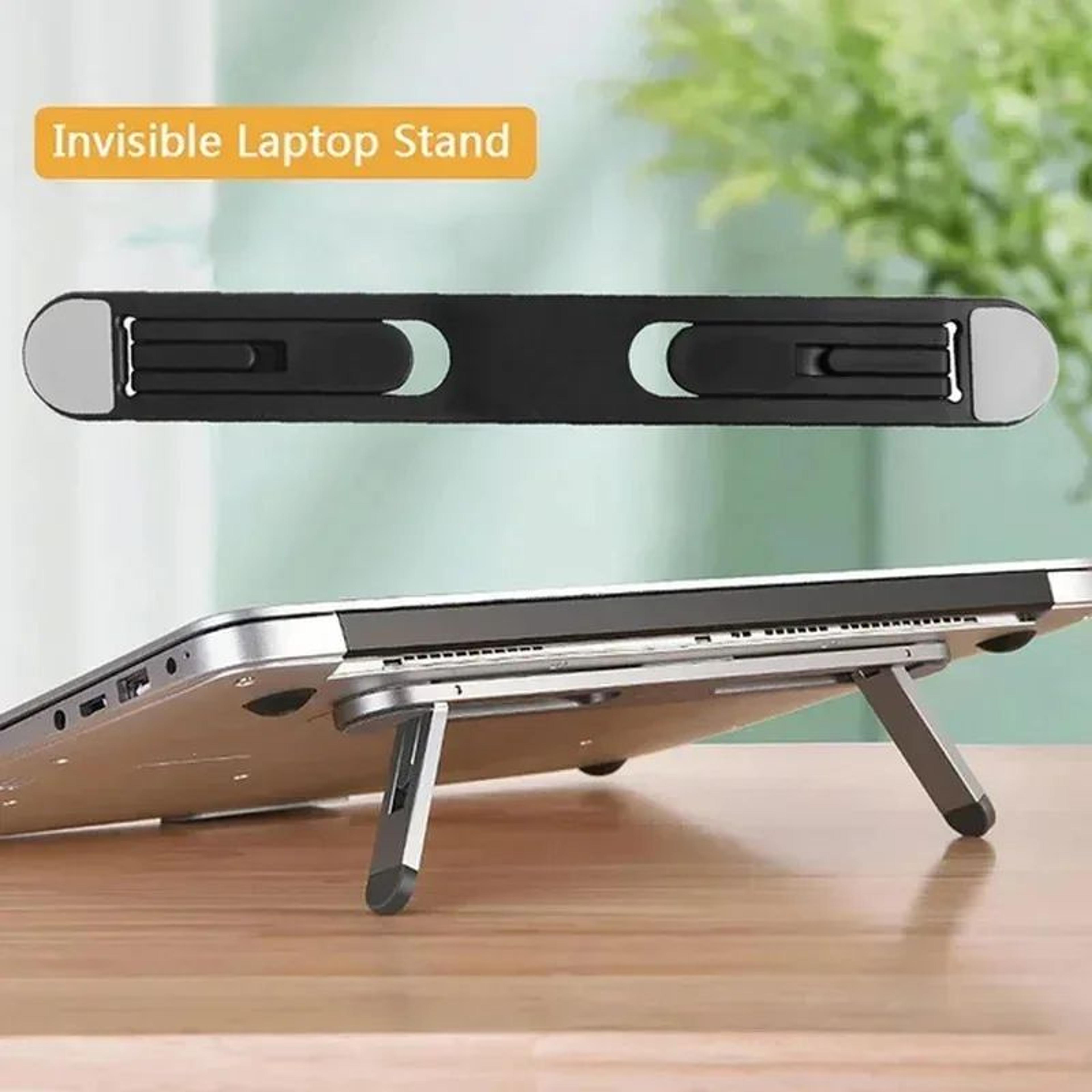 universal laptop riser stand and cooling bracket