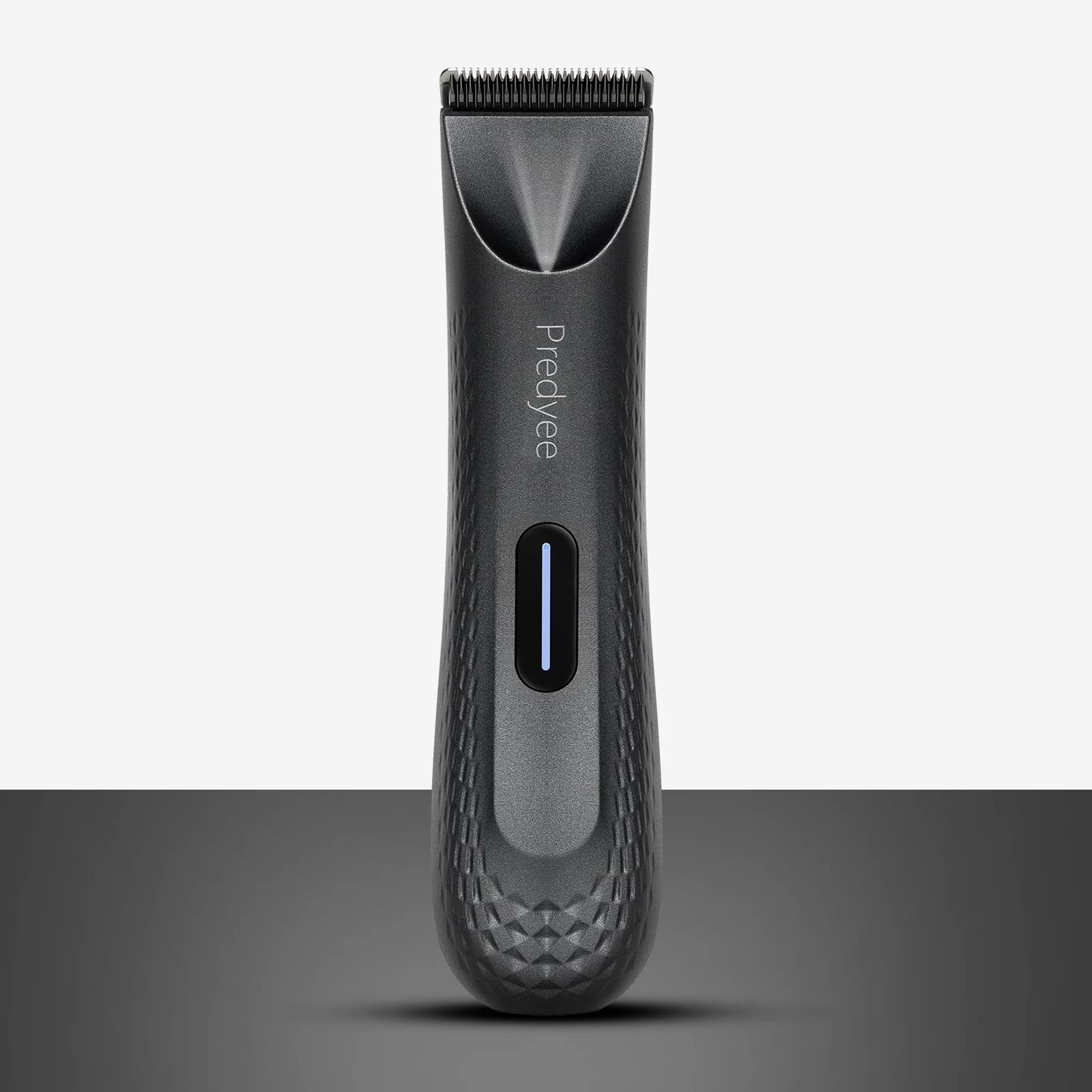 electric waterproof body and groin hair trimmer for men