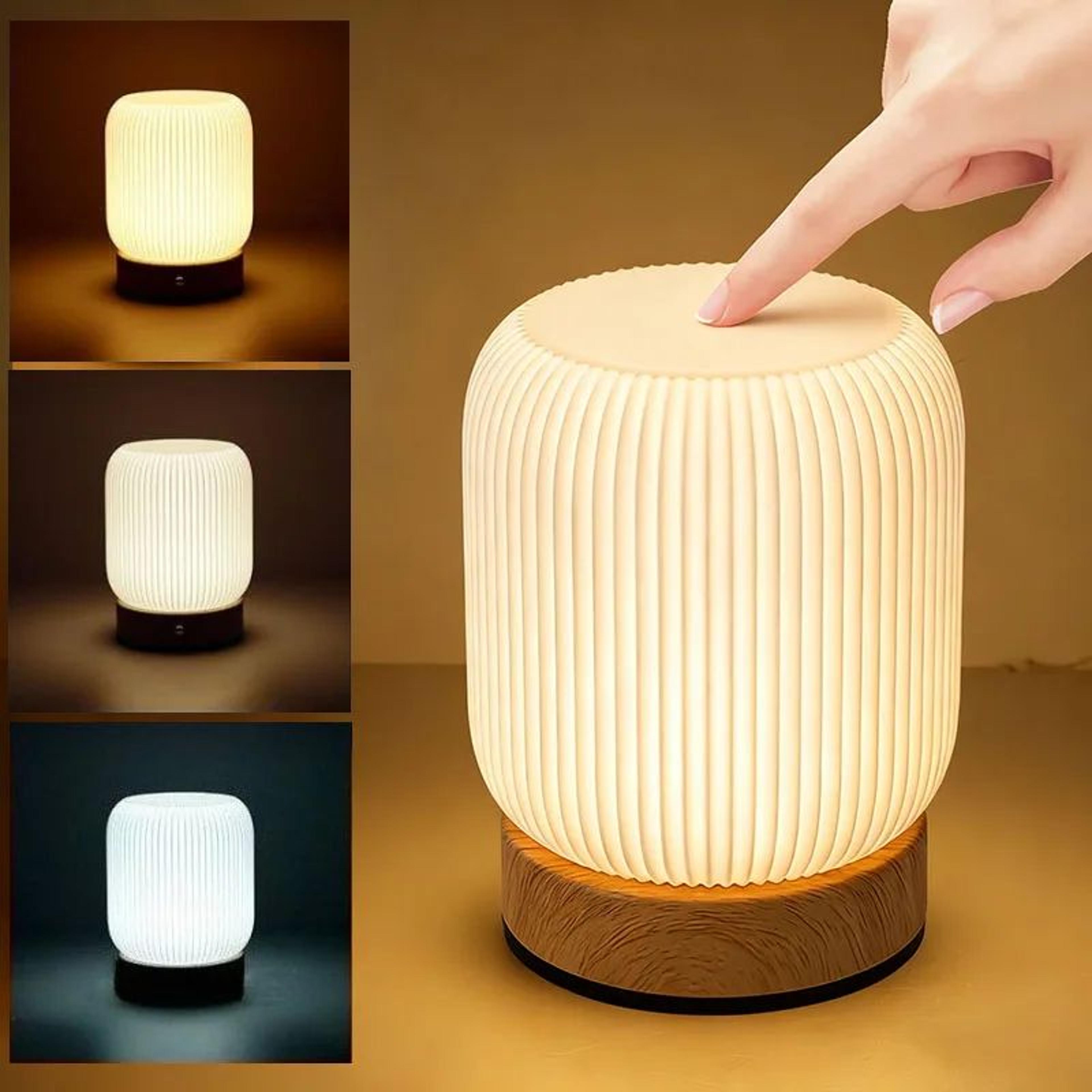 rechargeable touch control night light lamp