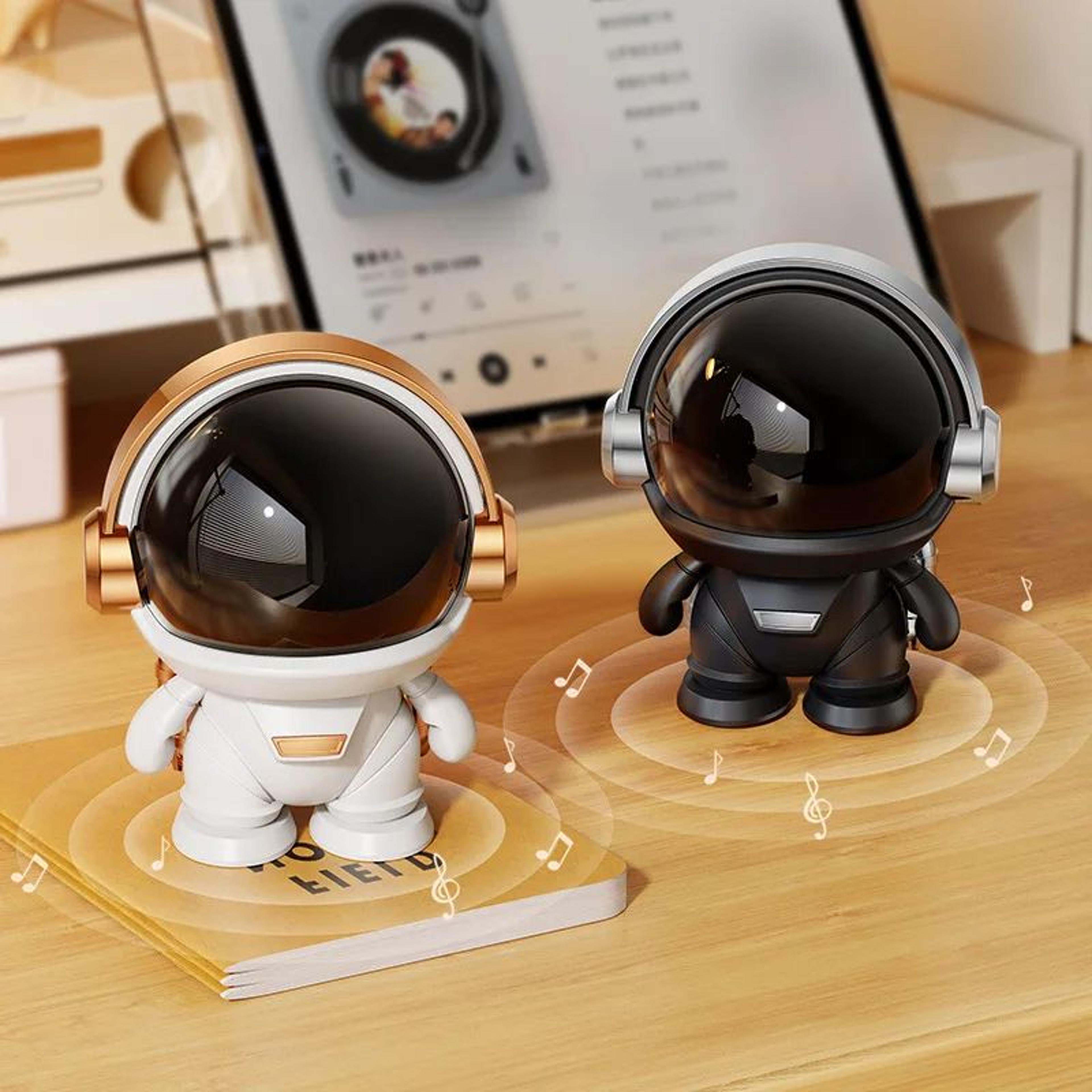 space robot bluetooth mini subwoofer speaker