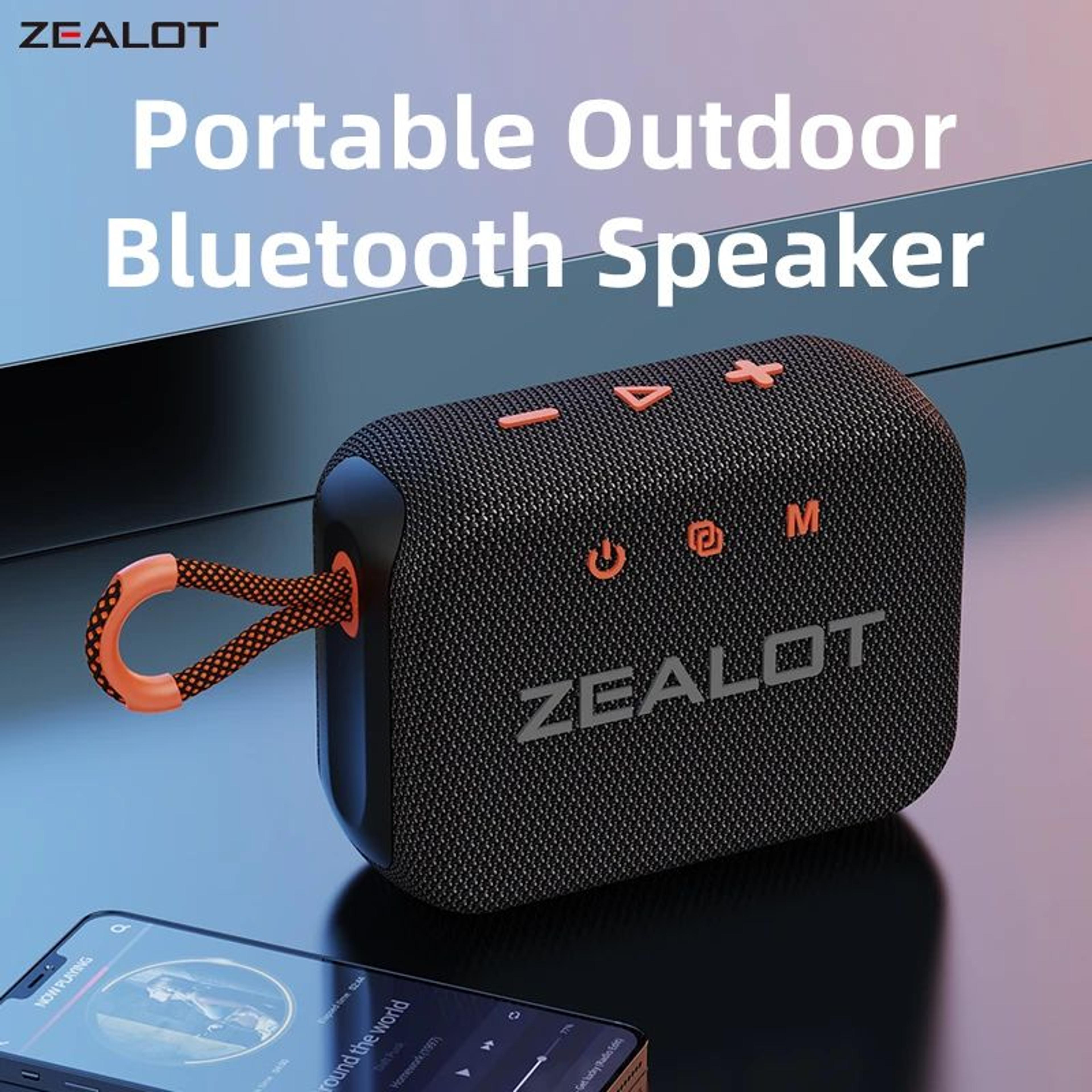 zealot s75 outdoor portable bluetooth speaker