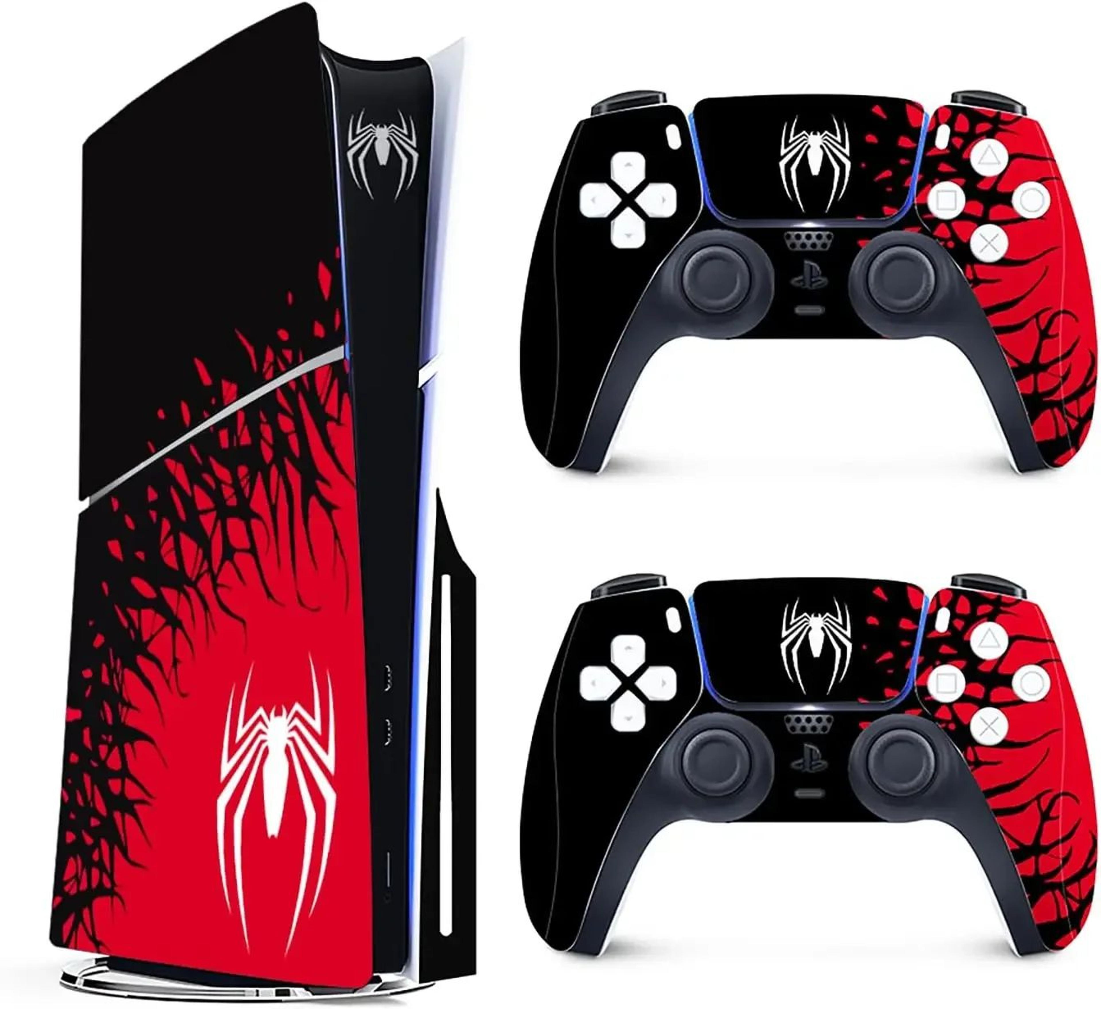 superhero vinyl skin wrap for ps5 slim console