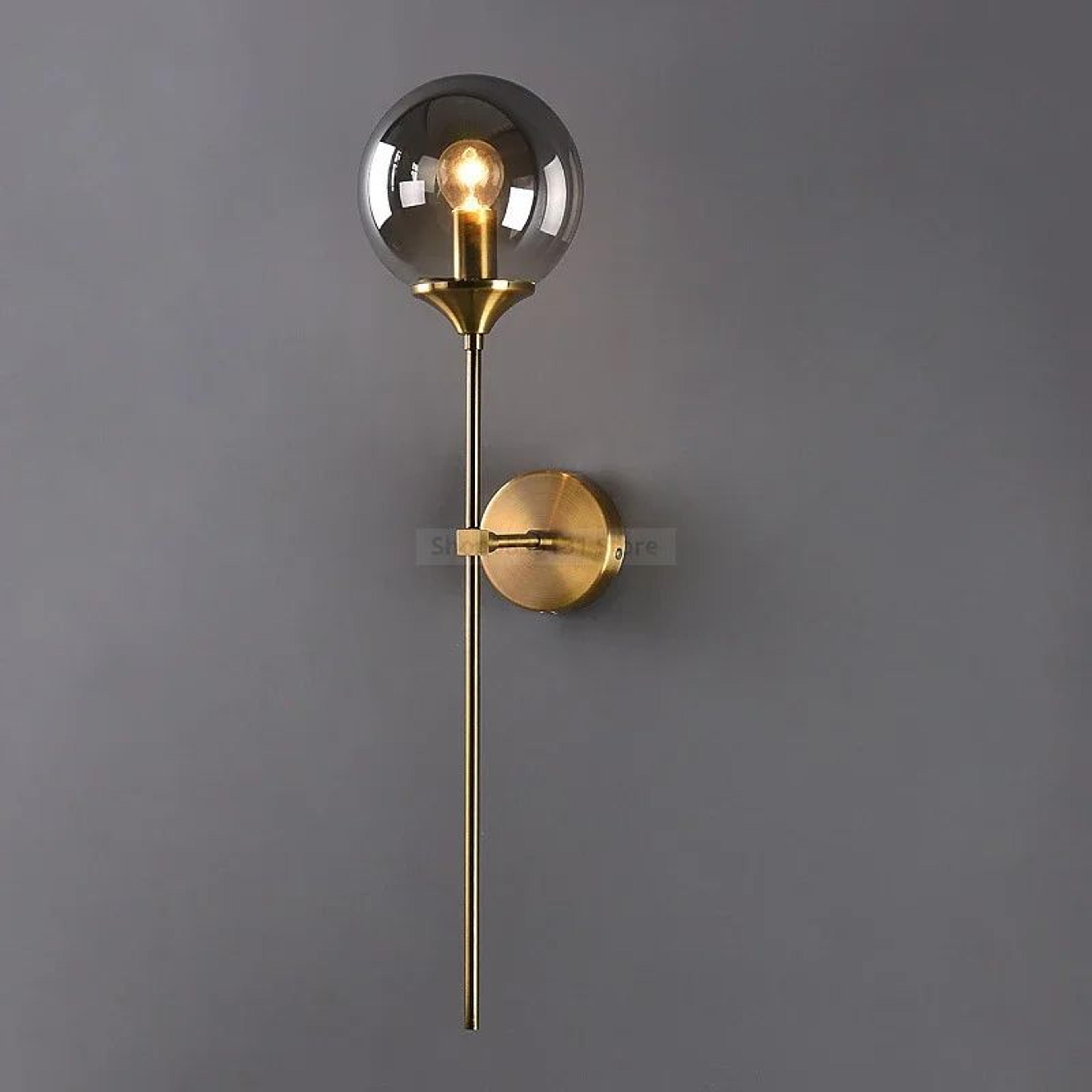 nordic long arm led wall lamp modern bedside light
