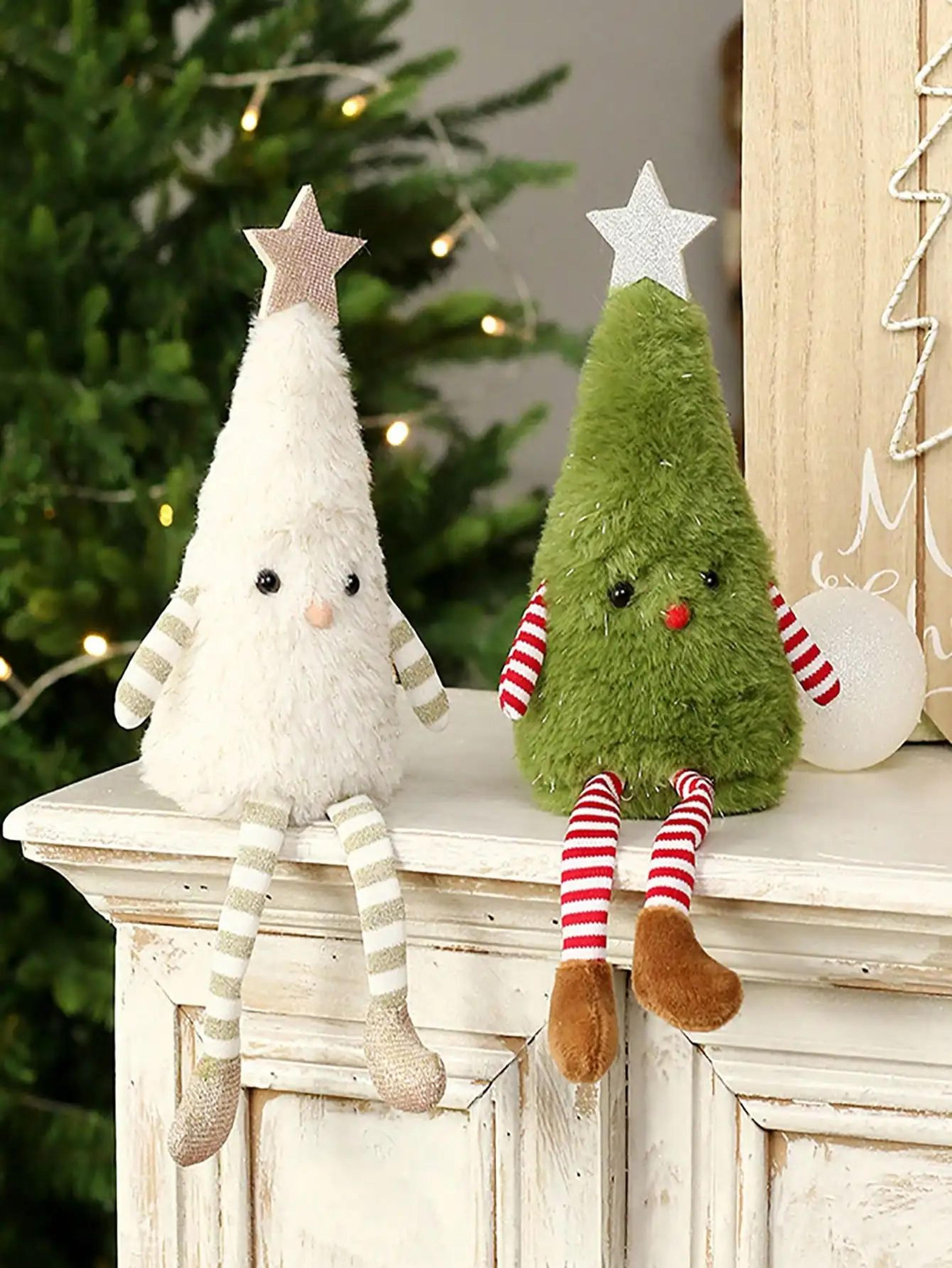 cute plush christmas tree doll holiday decoration