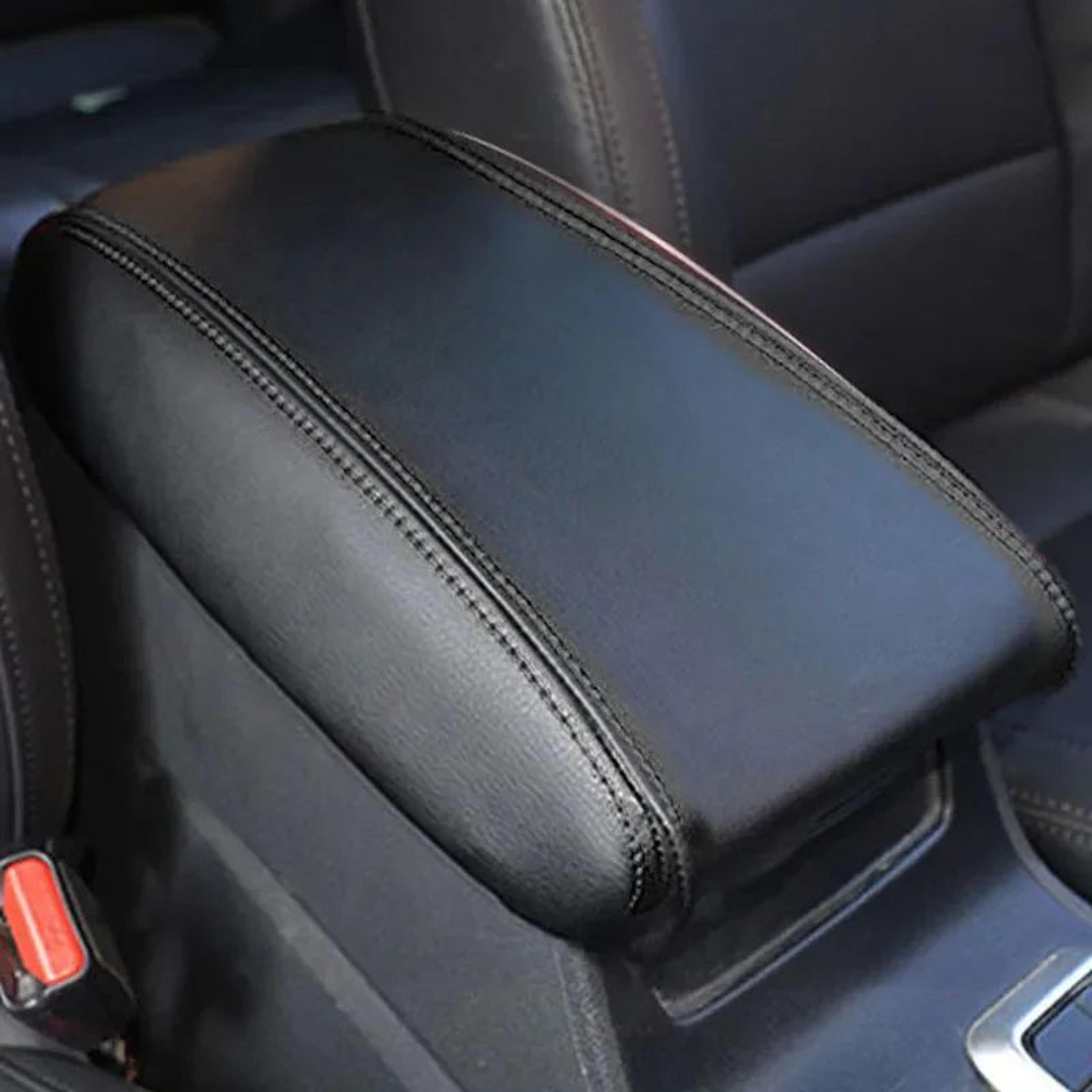 pu leather armrest cover for hyundai tucson 2015–2018