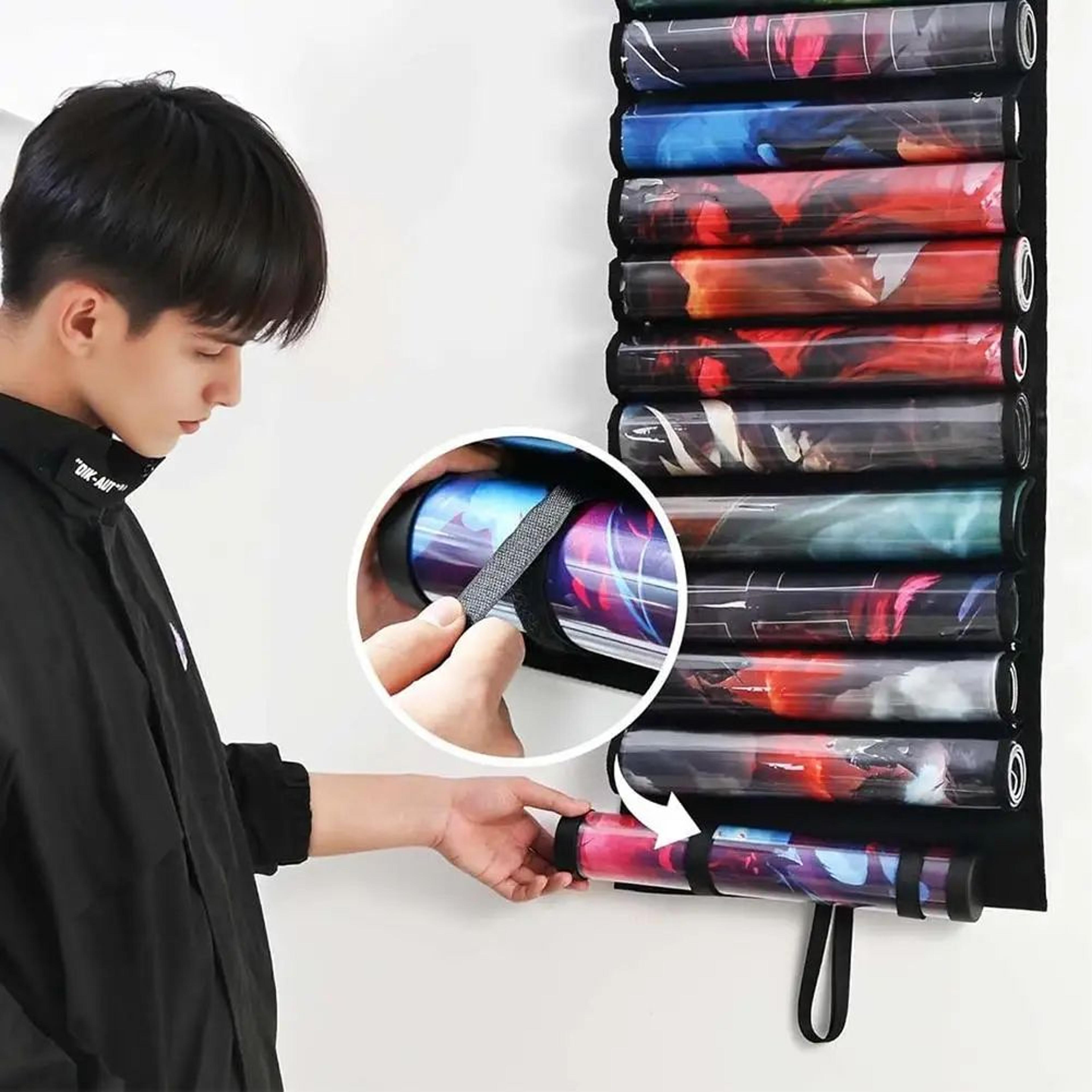 playmat storage bag hanging organizer with hooks