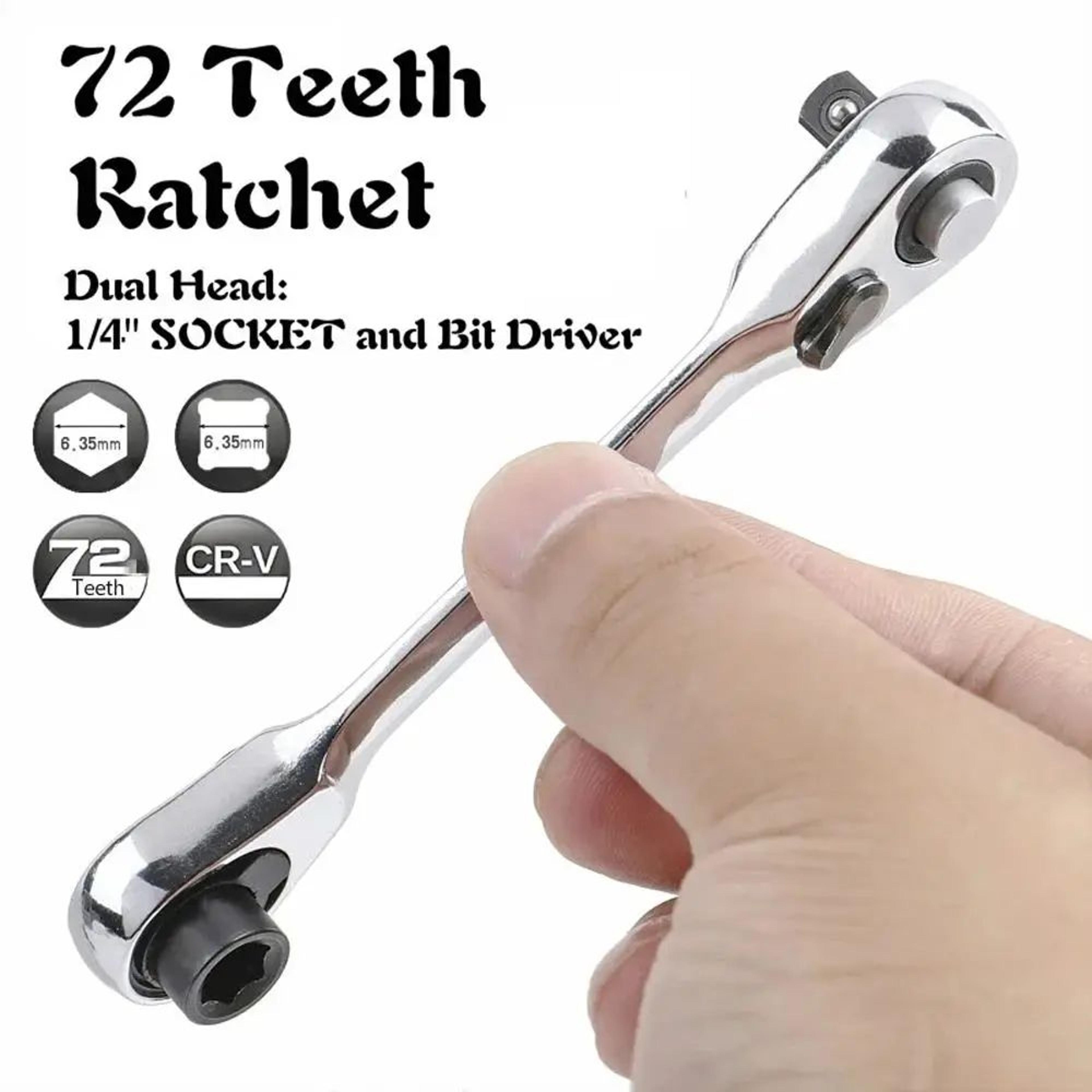 mini double end ratchet wrench 2 in 1 socket tool