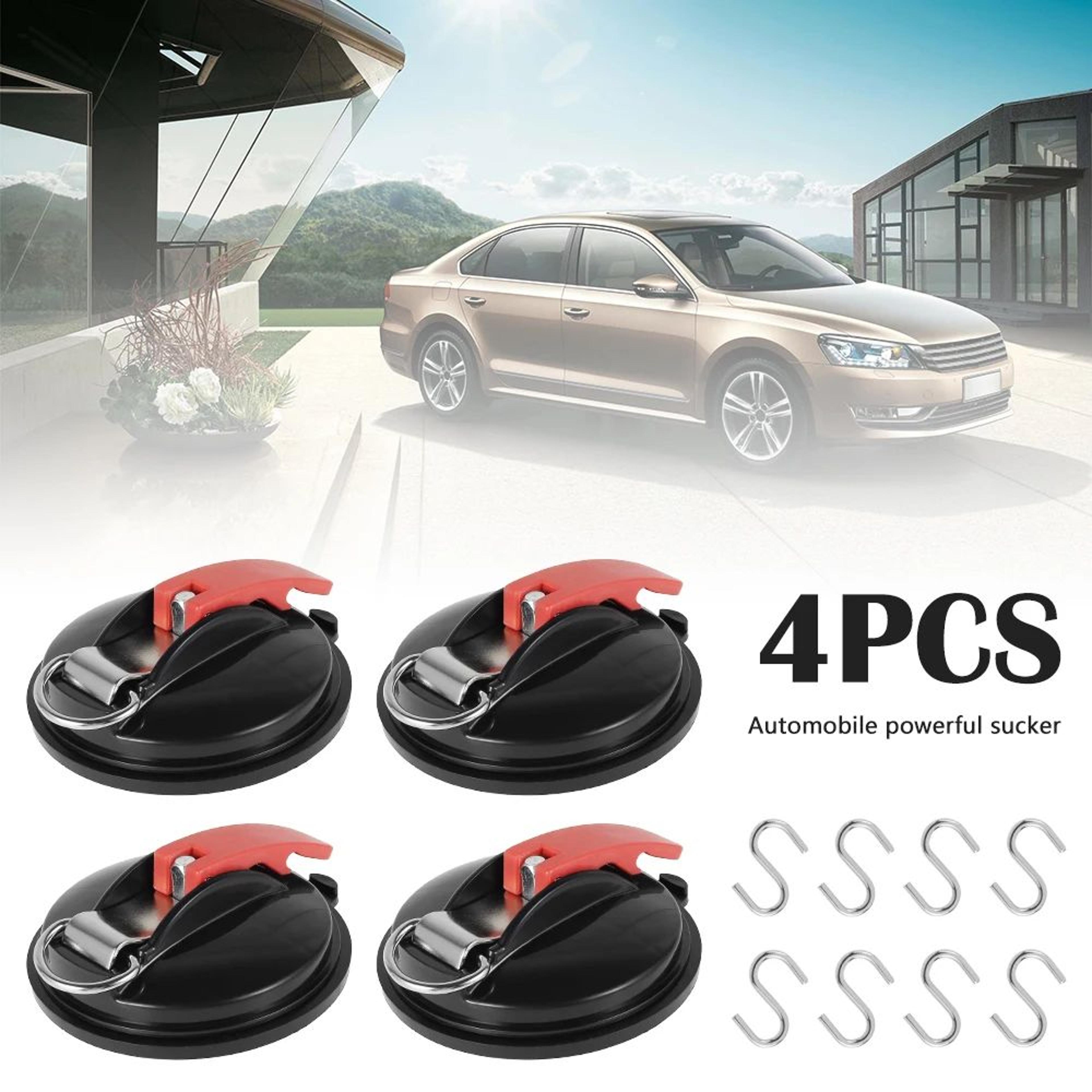 heavy duty suction cup tie down set 4pcs with hooks for camping and travelzzz