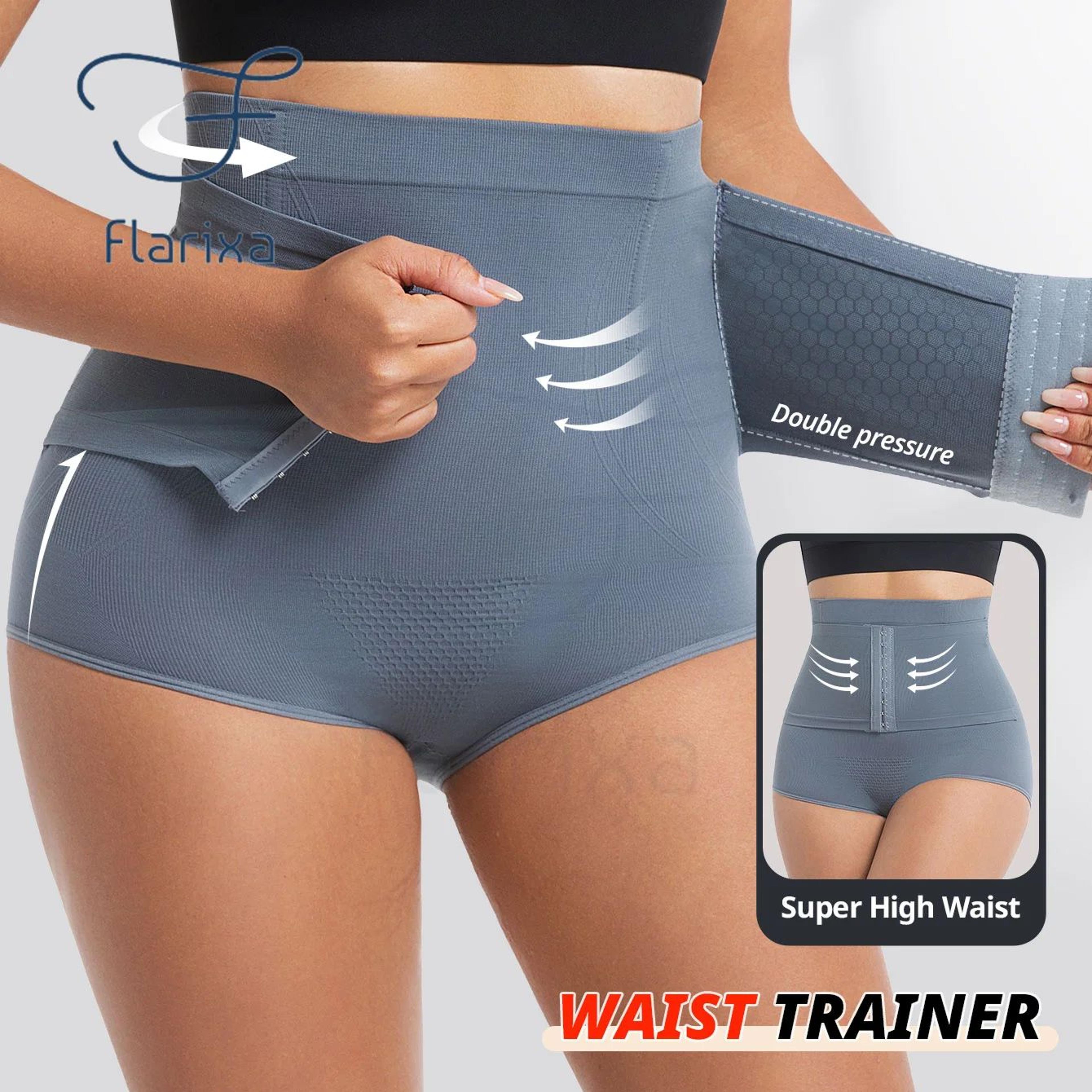 seamless high waist shapewear panty strong compression tummy control brief