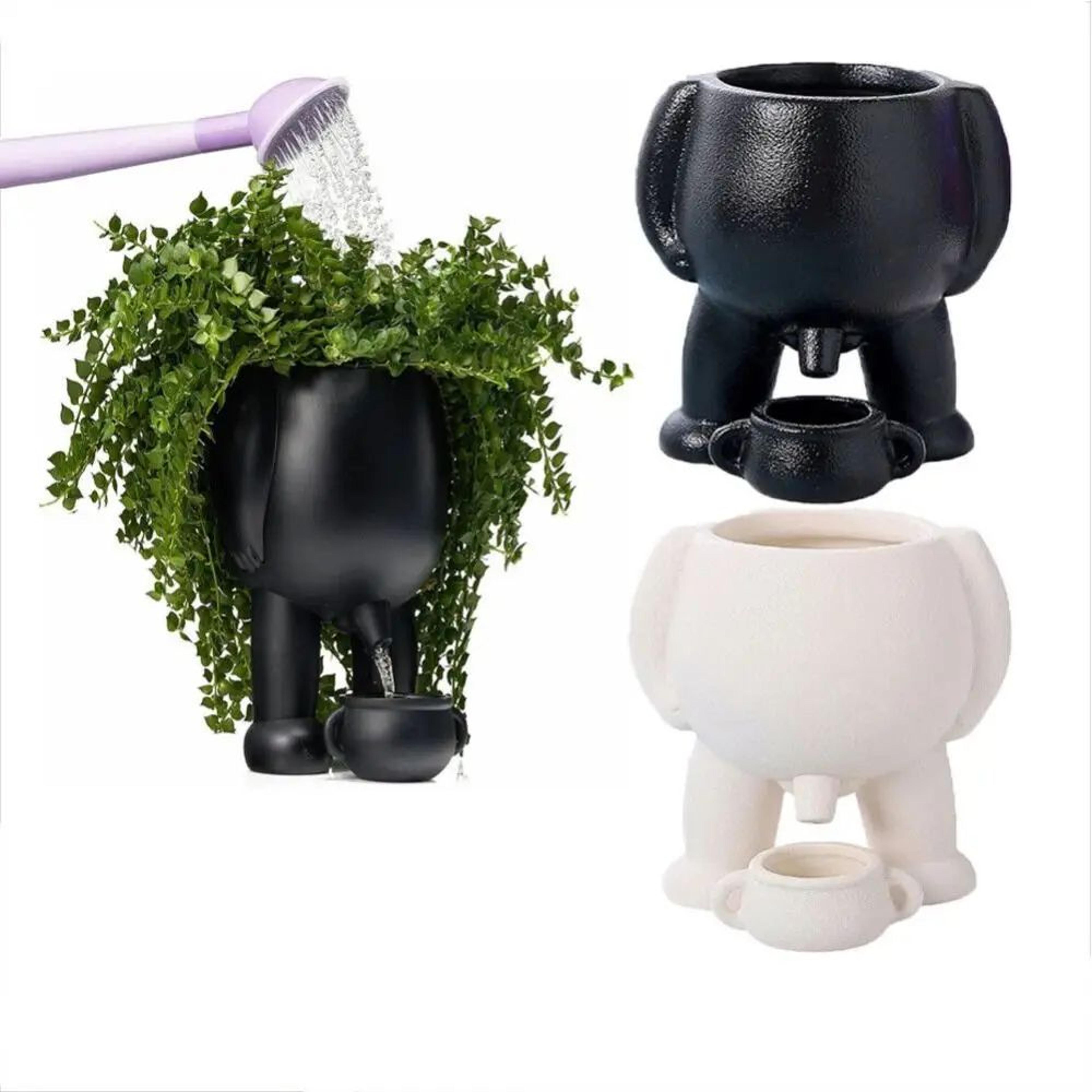 funny novelty flower pot creative resin planter decor