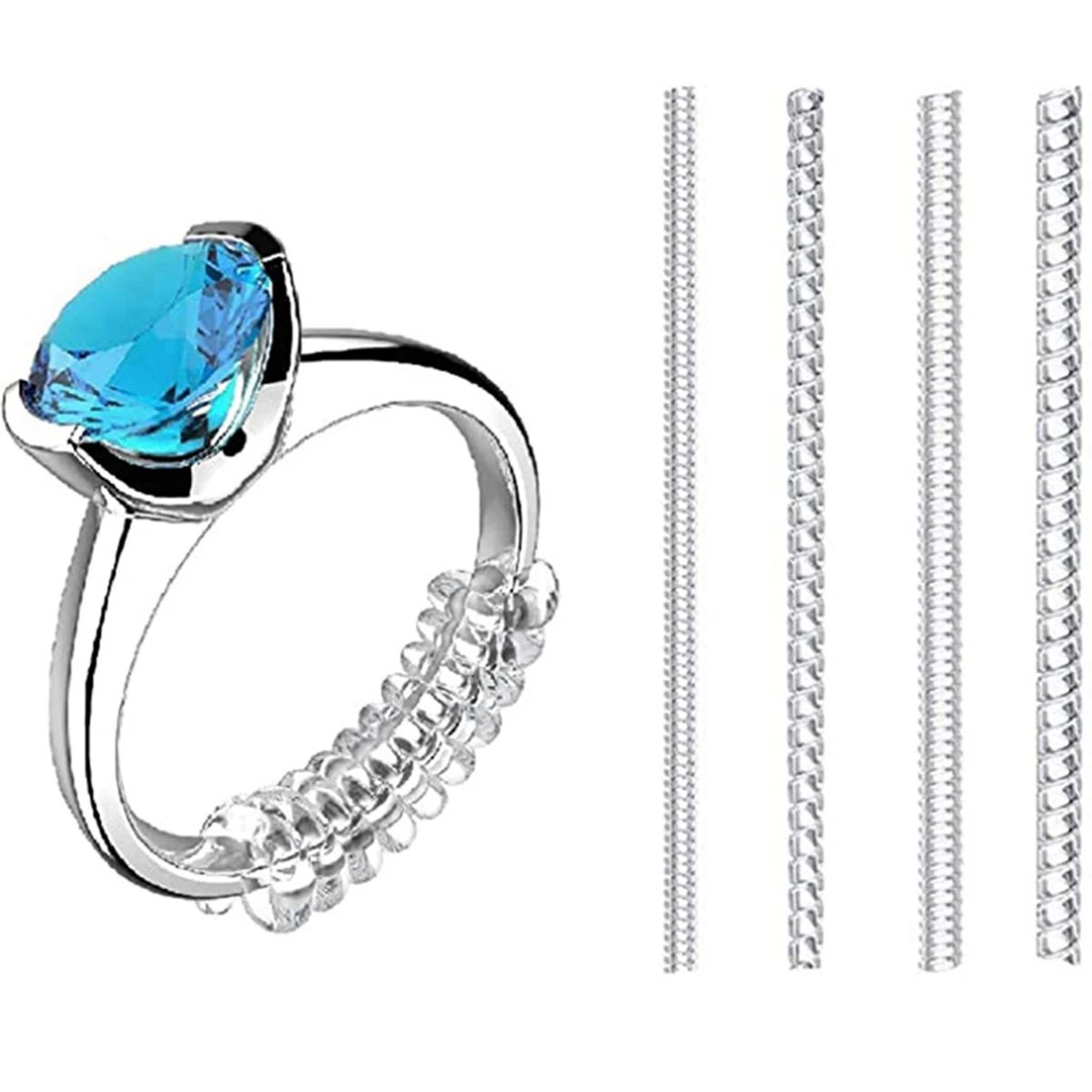 invisible ring size adjuster set for loose rings 4 pieces