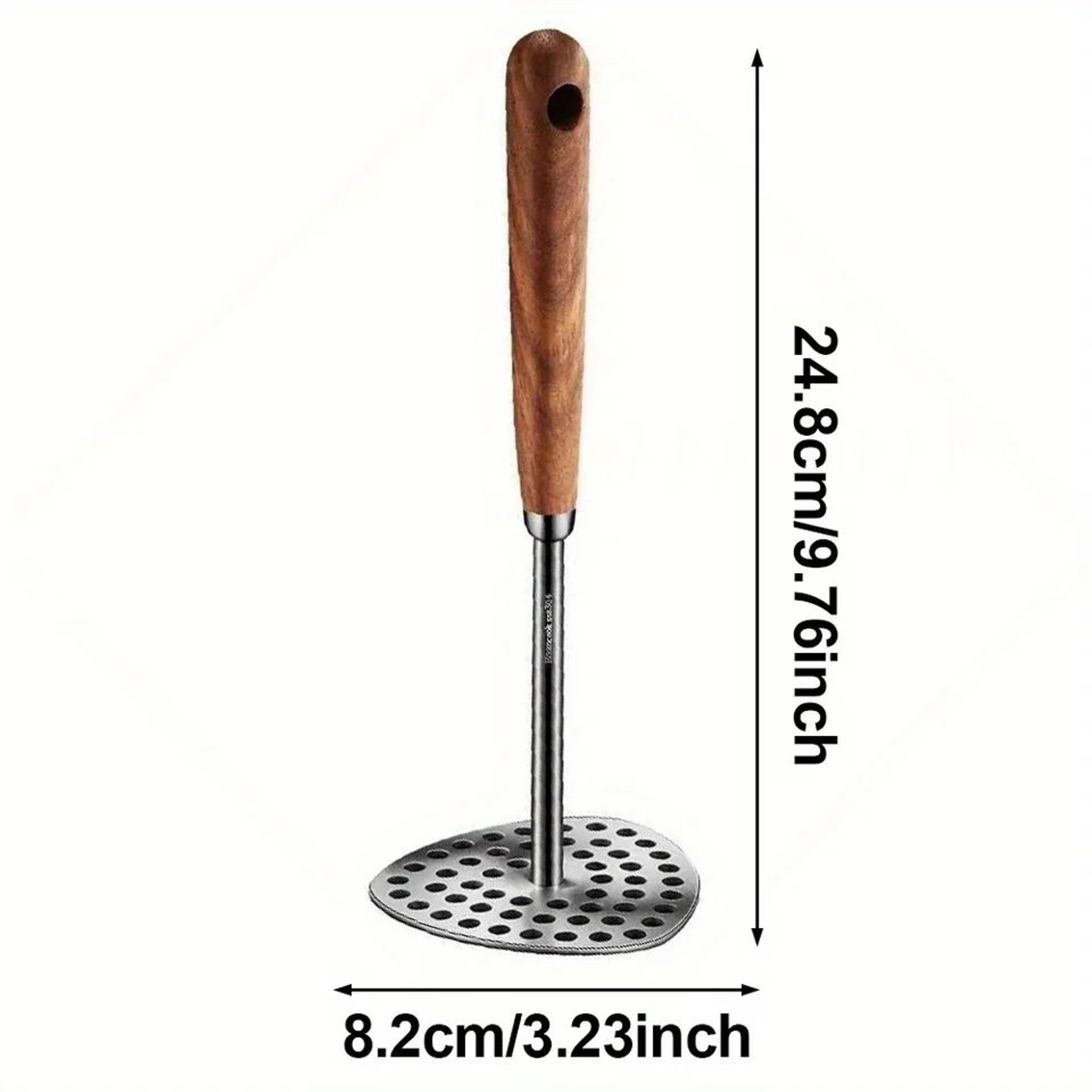 stainless steel potato masher heavy duty fine mesh press