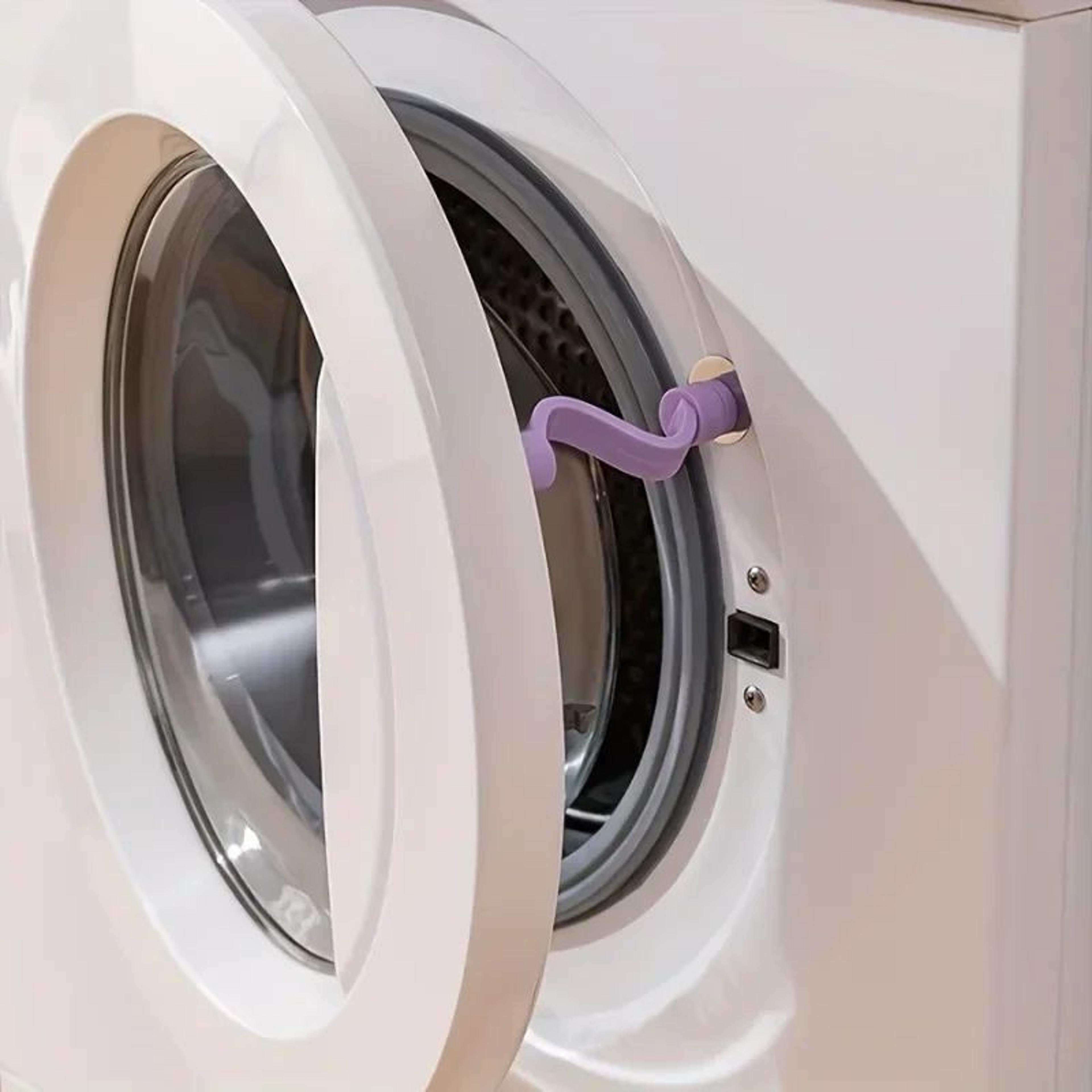 magnetic washer door prop holder for front load