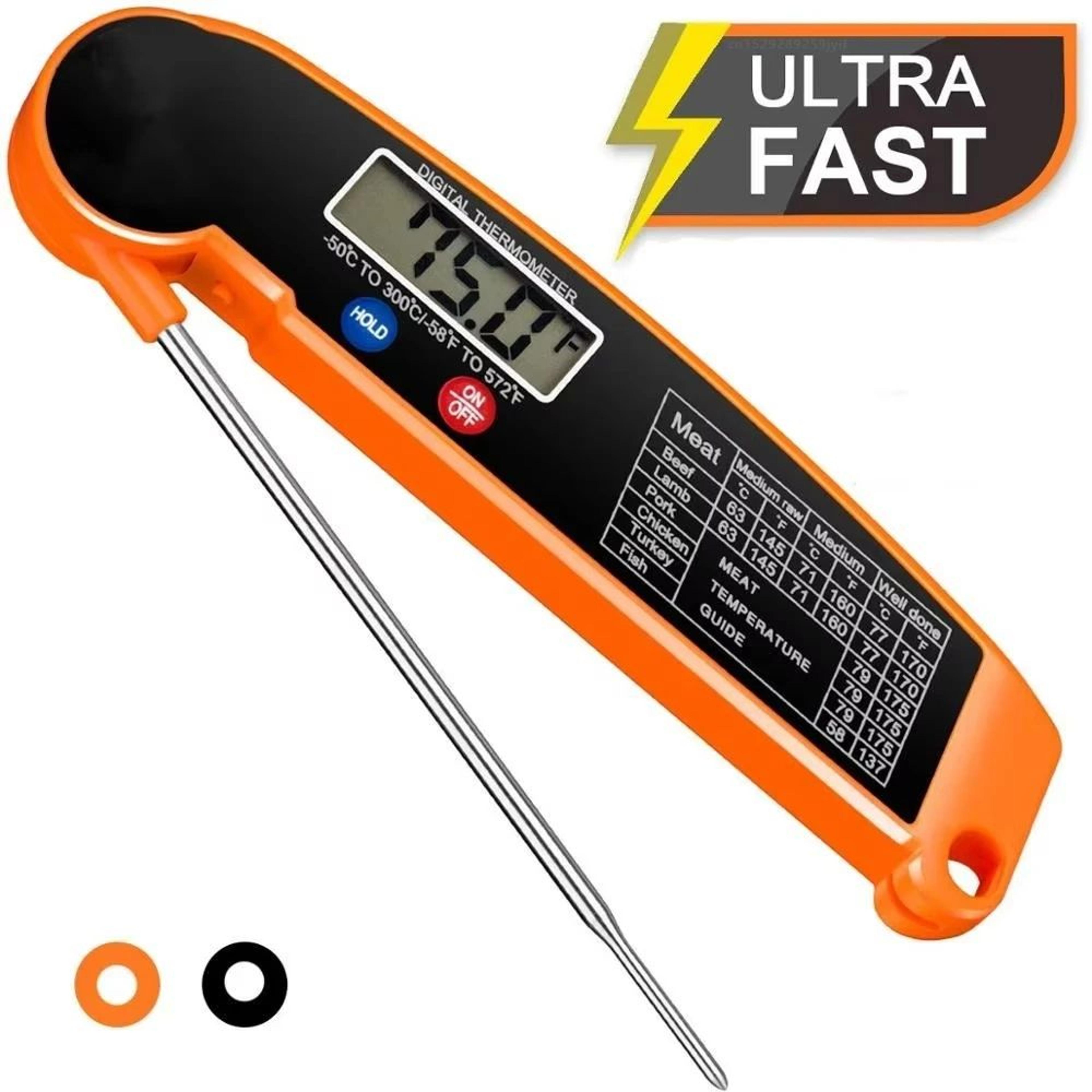 digital food thermometer for cooking and bbq