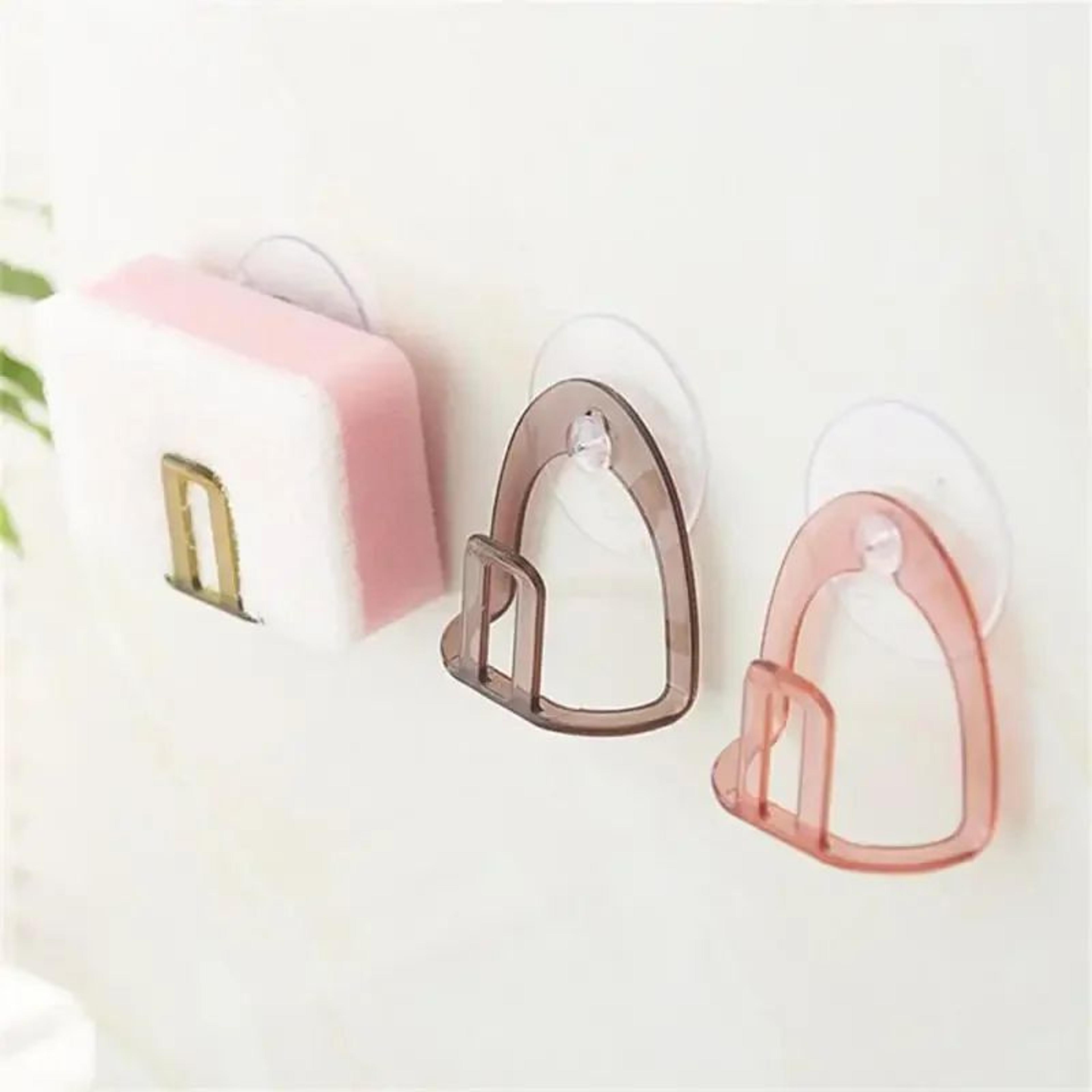 suction cup sink sponge holder kitchen drain rack