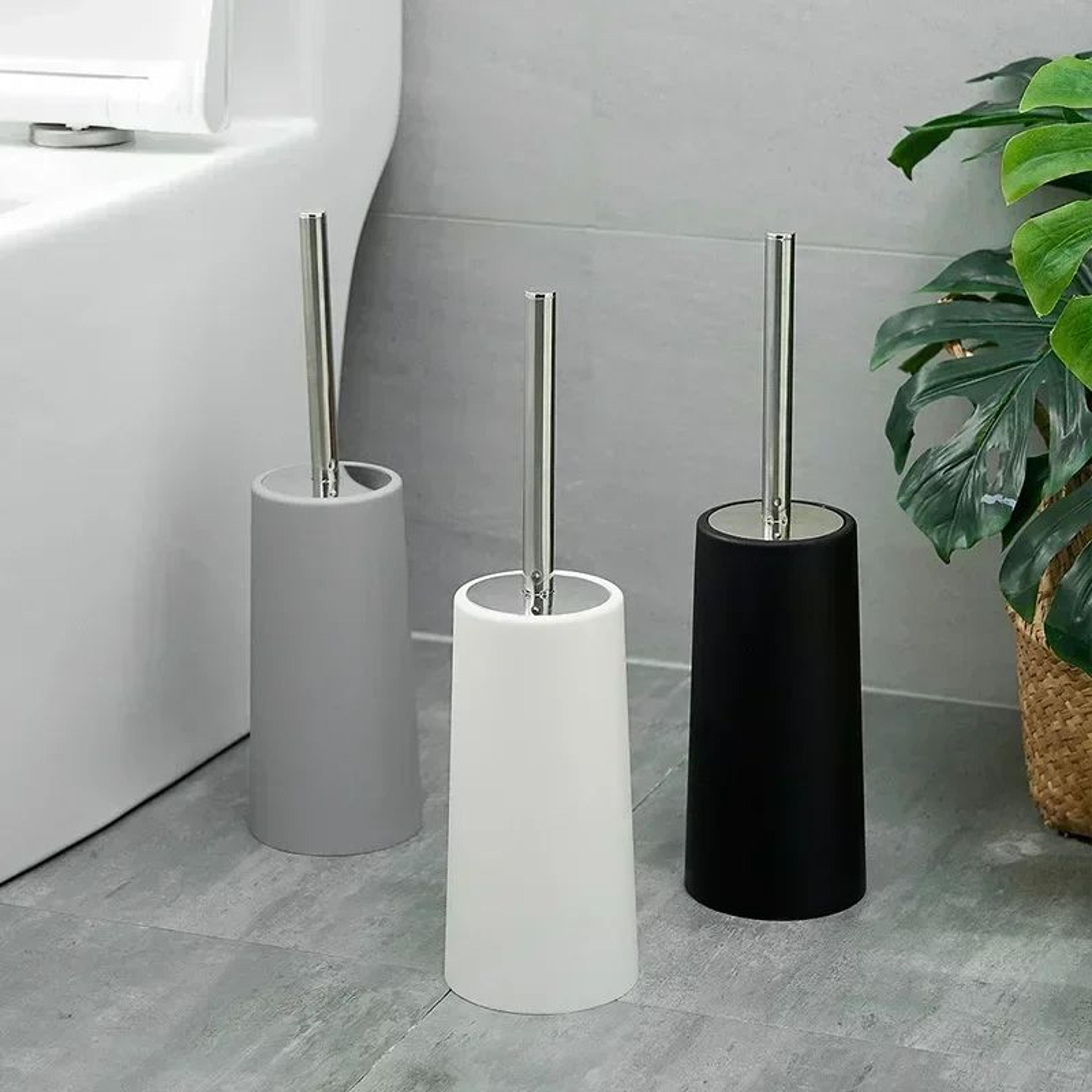 nordic gold toilet brush with holder set