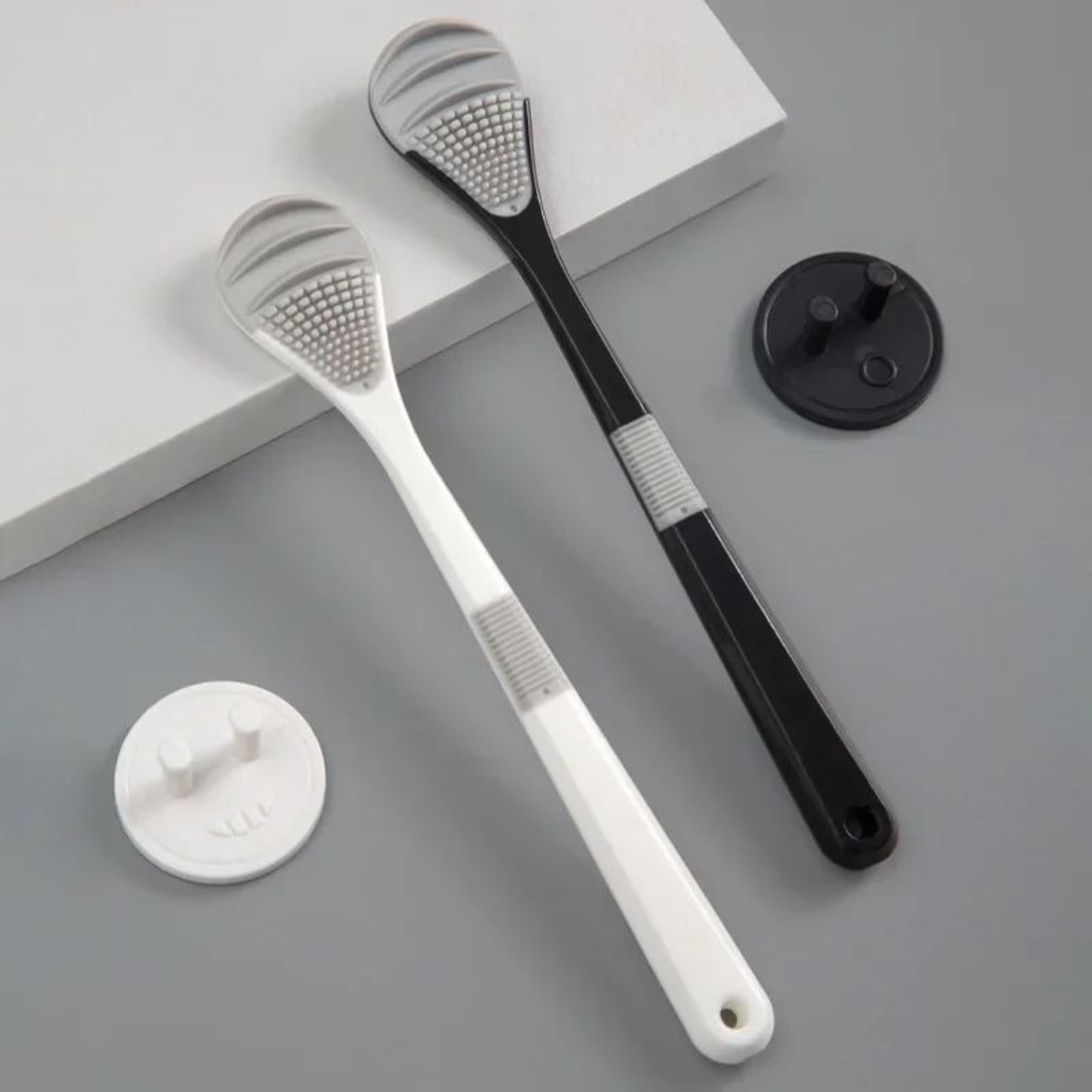 reusable tongue cleaner brush for fresh breath care
