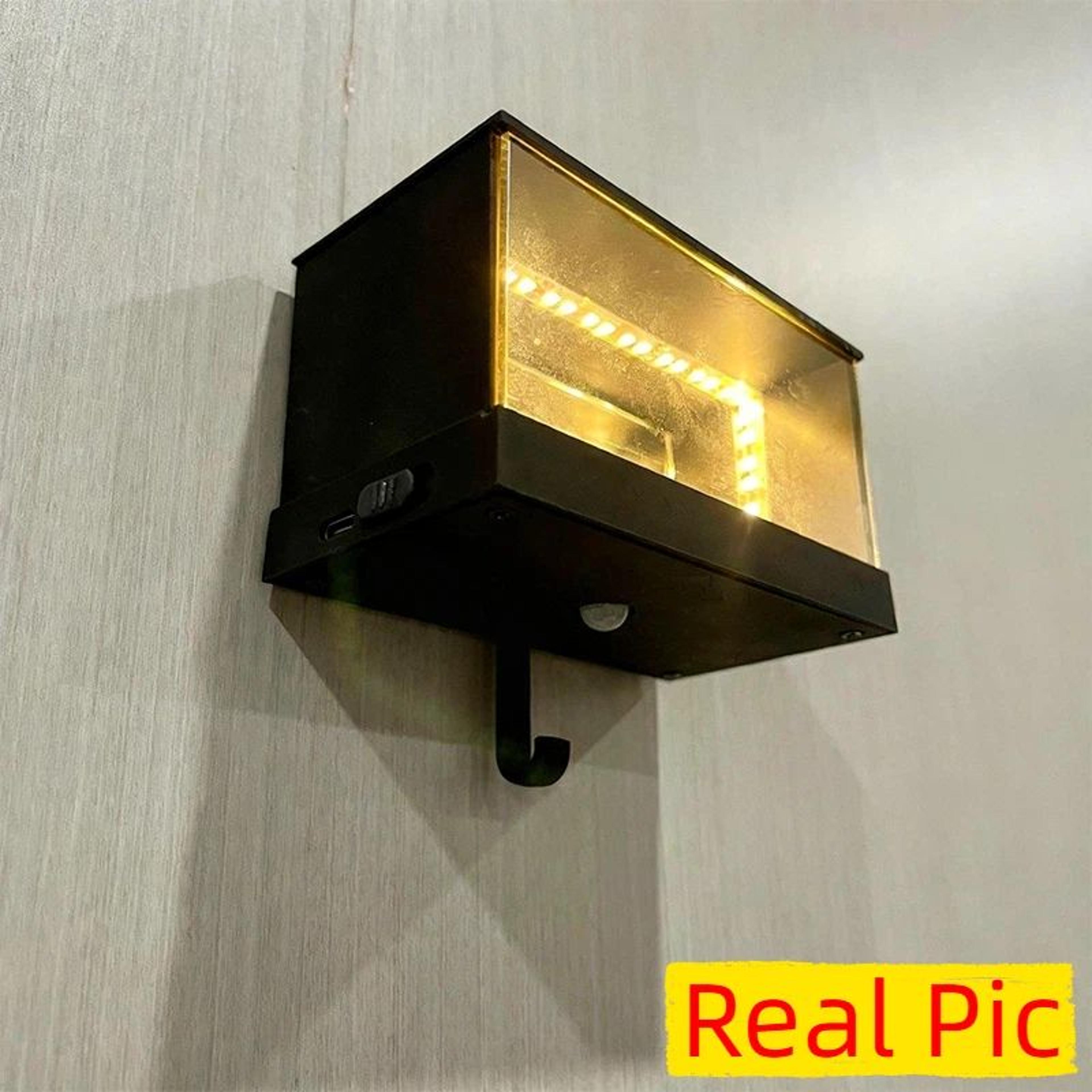 car key holder with led light wall organizer