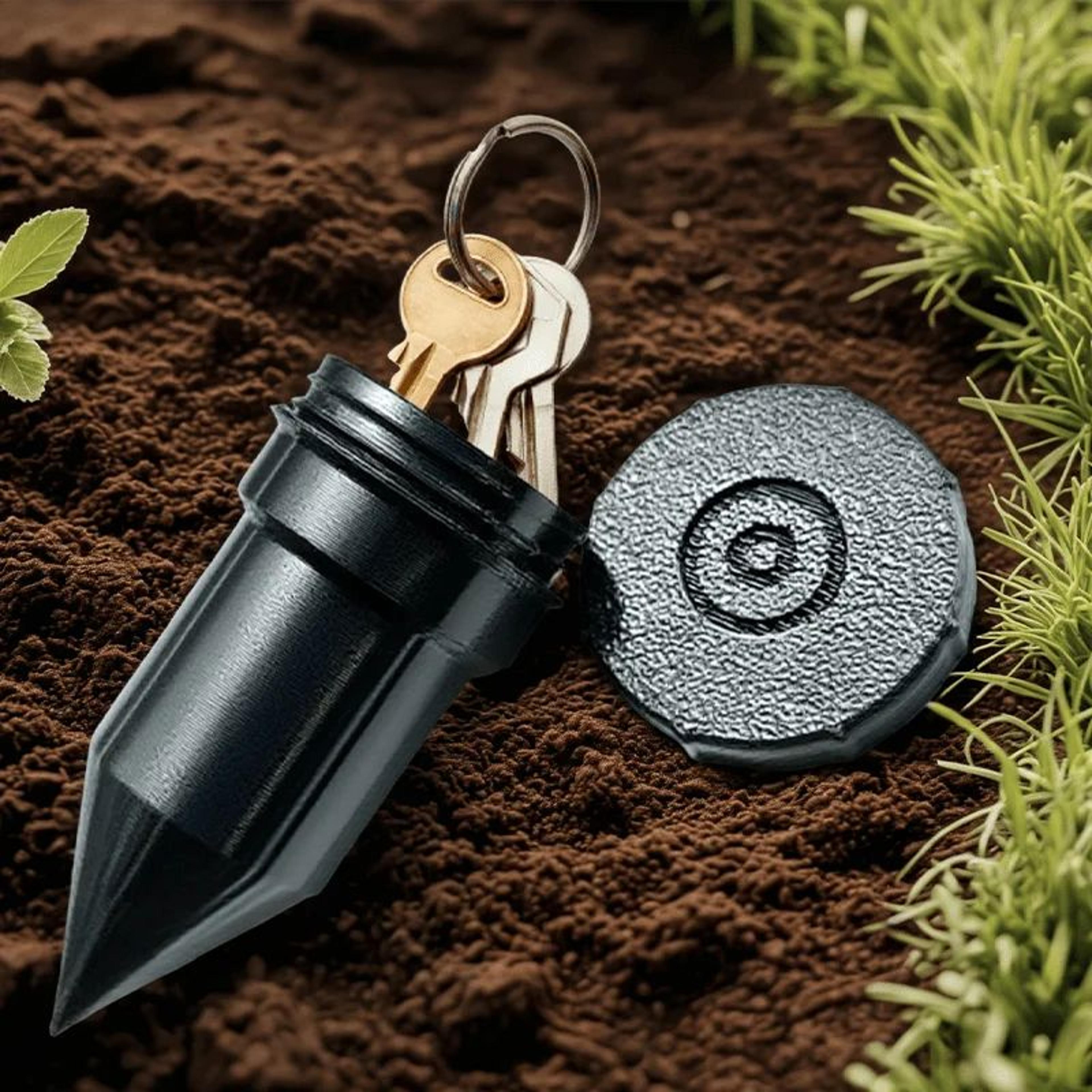 garden watering can key hider outdoor hidden key safe