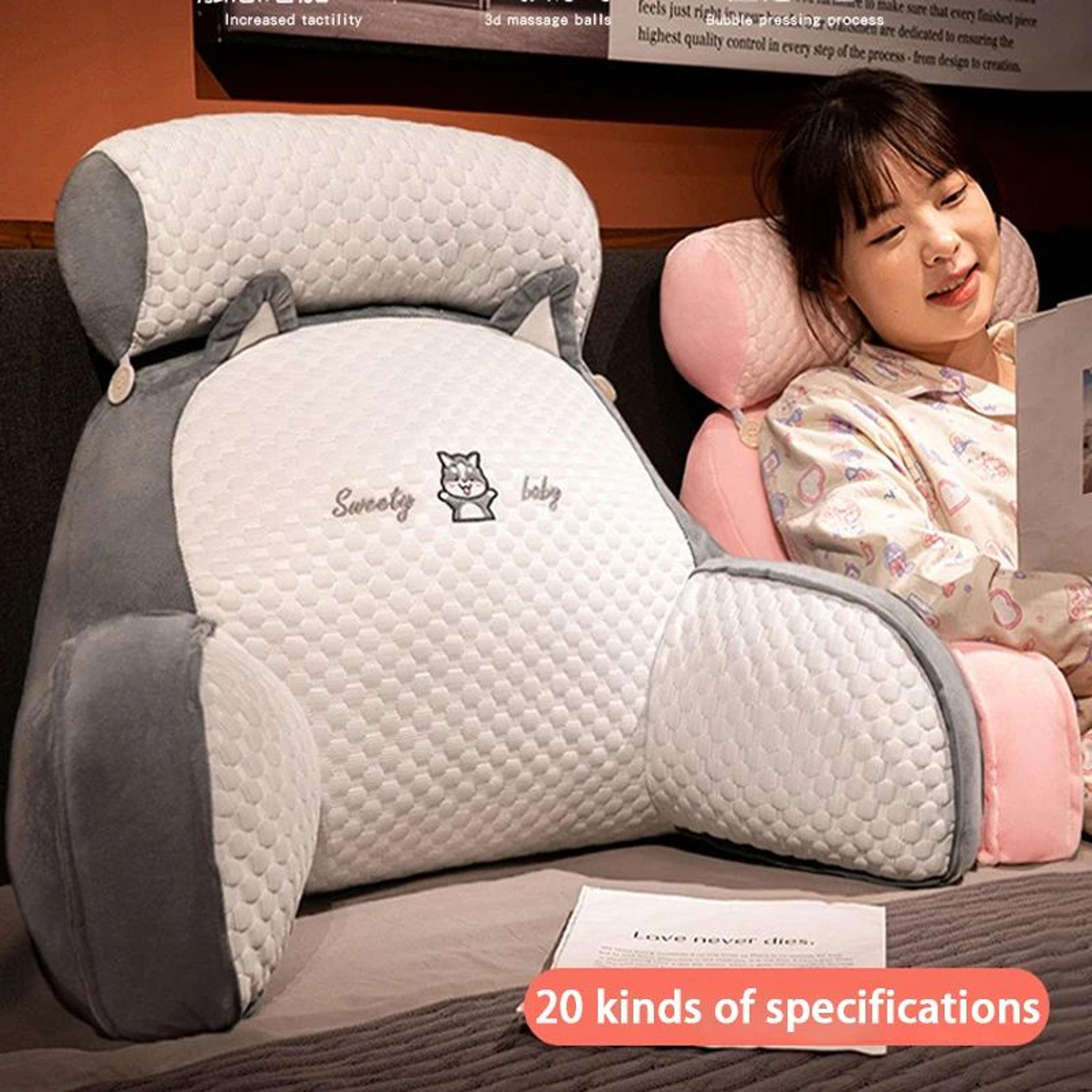 triangular backrest reading pillow cushion