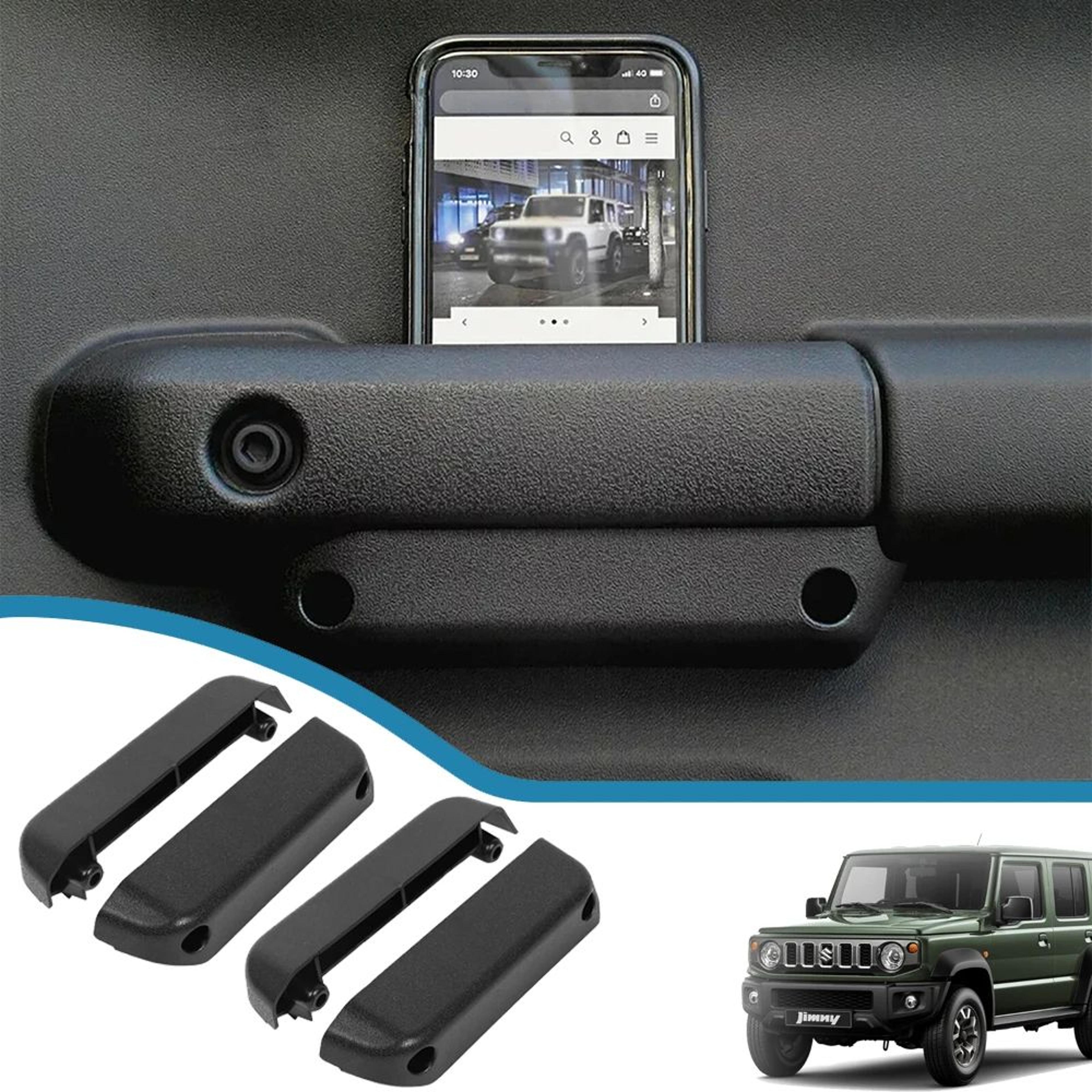 inner armrest storage box organizer with phone holder for suzuki jimny