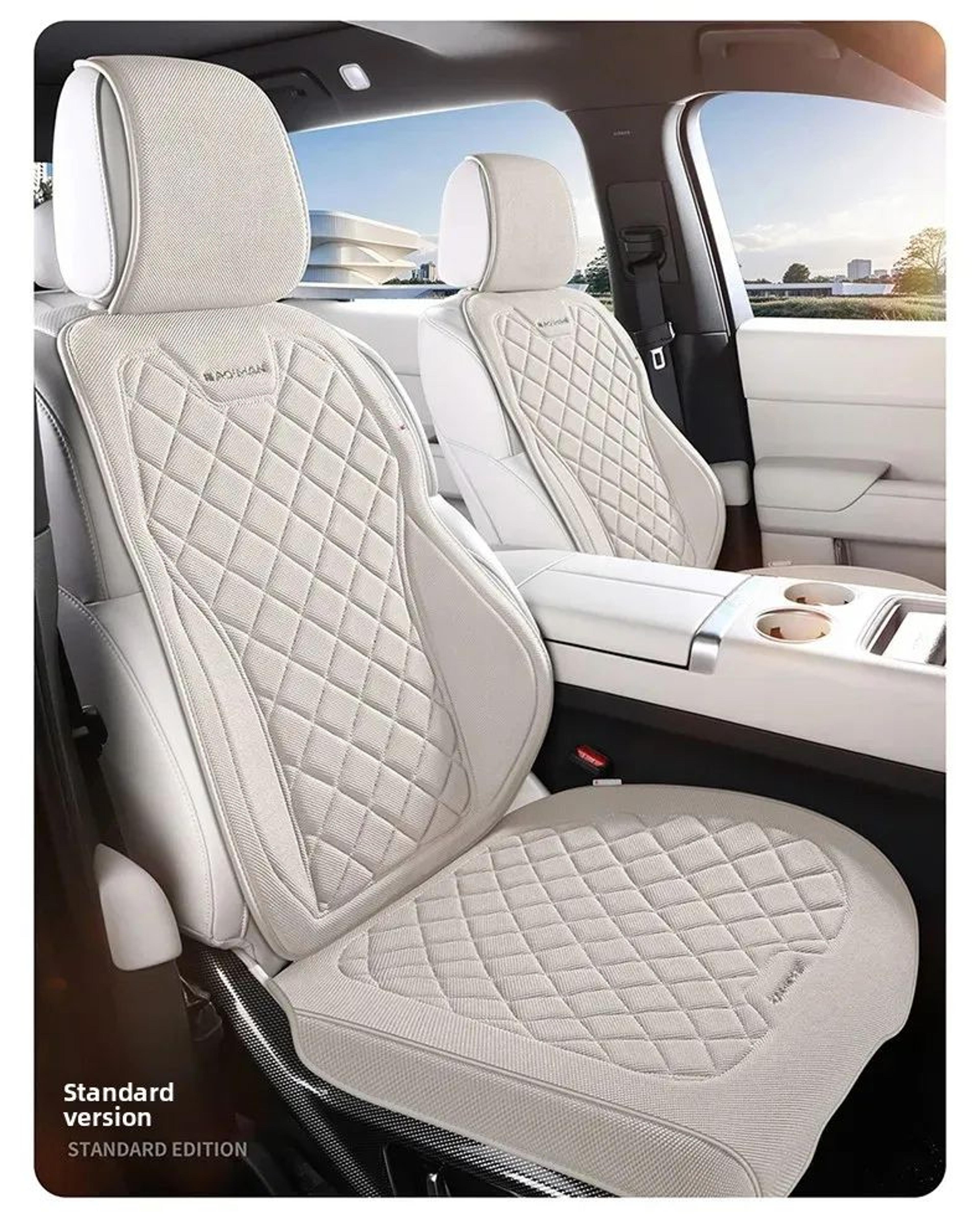 luxury linen full car seat cover set