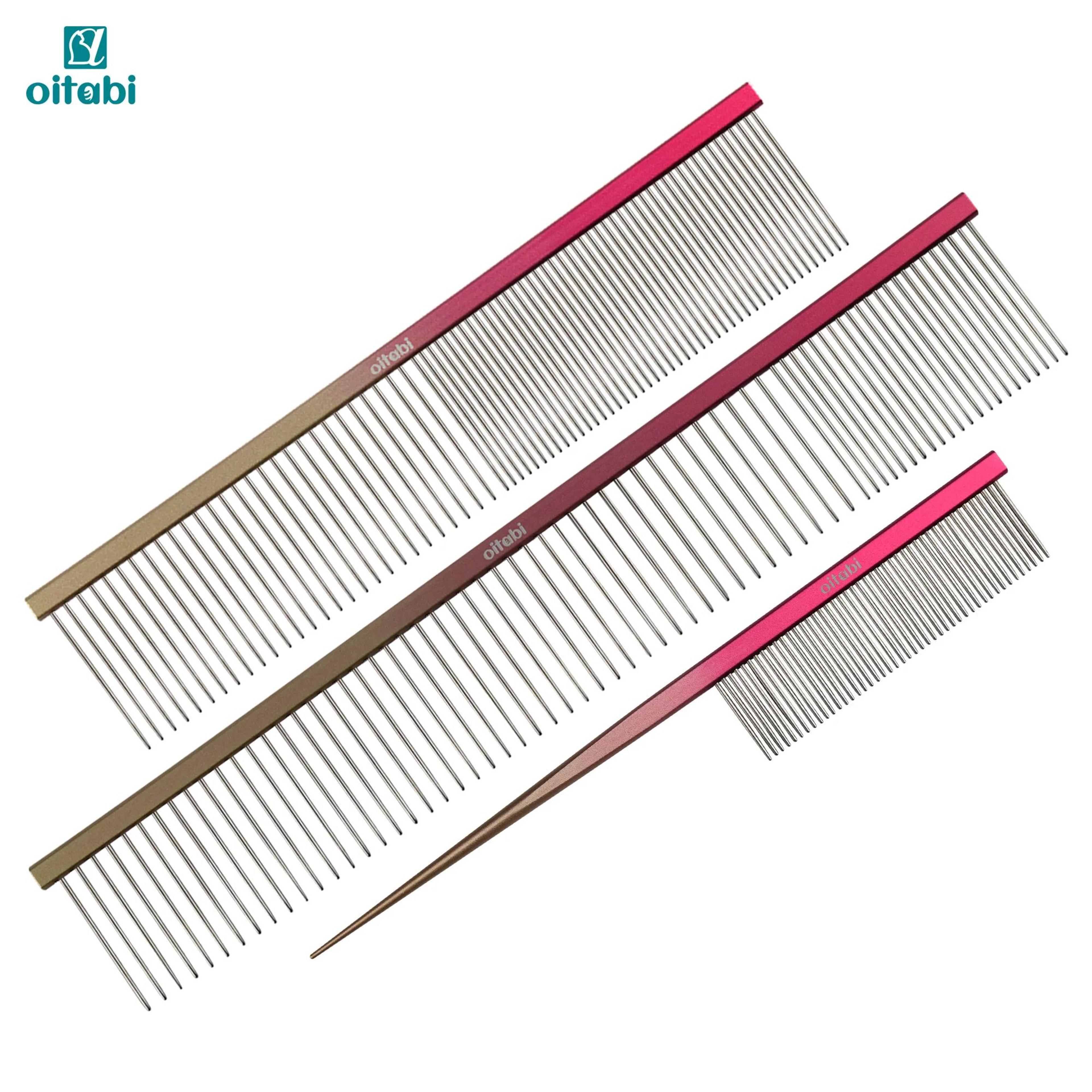 professional gradient pet grooming tail comb