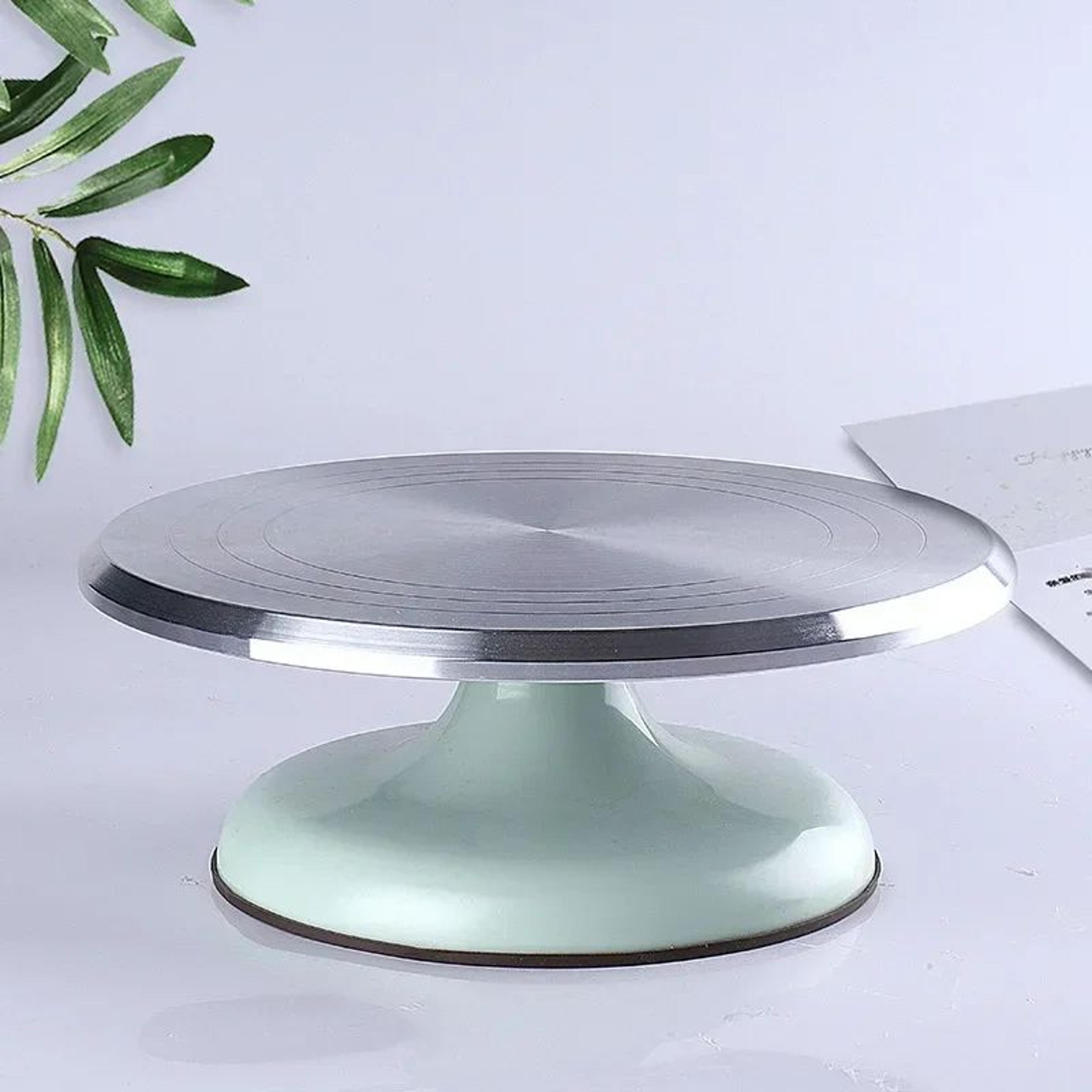 10 inch cake turntable aluminum alloy baking stand