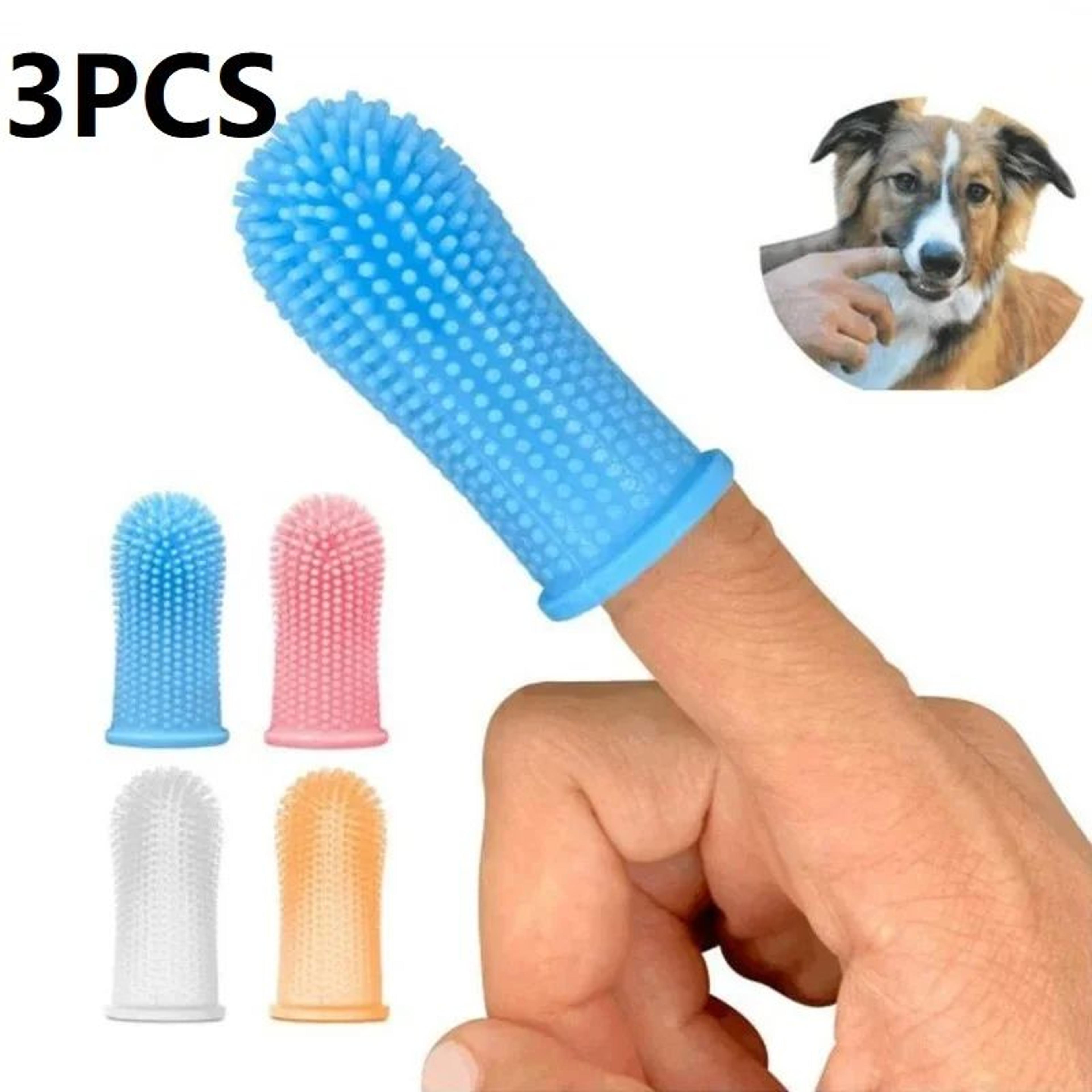 3pcs pet finger toothbrush dental cleaning set