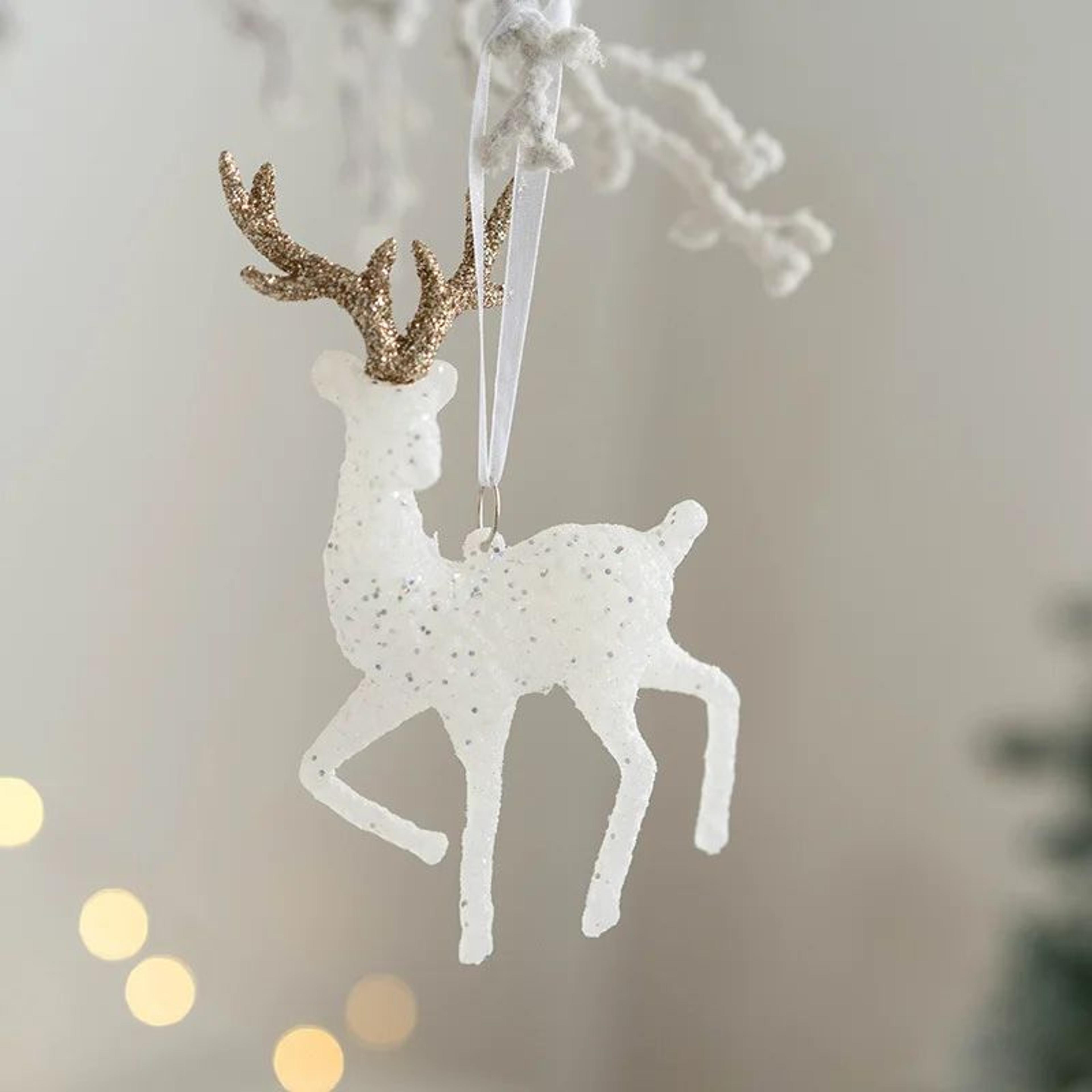christmas tree hanging pendant deer angel and star ornament