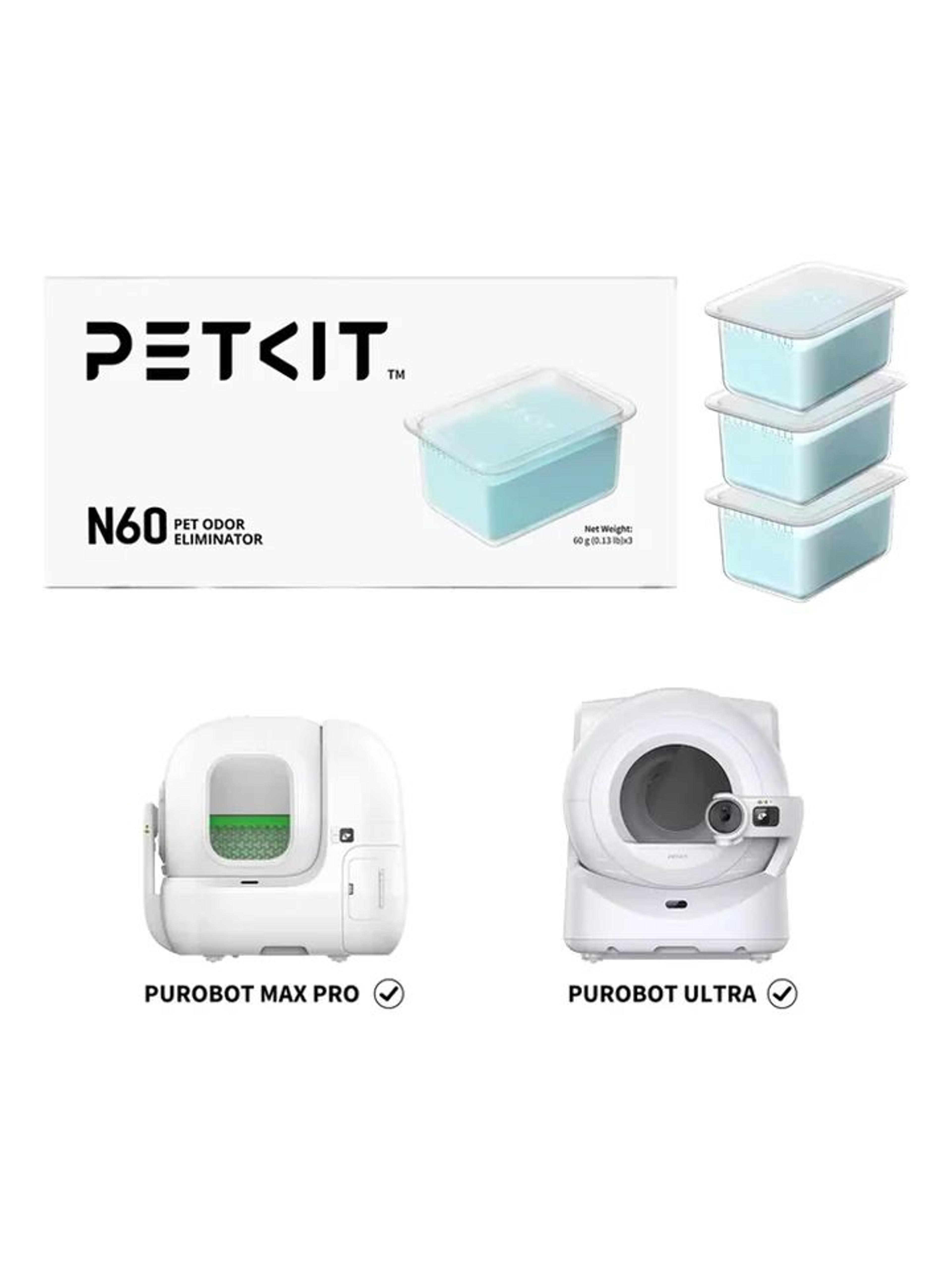 petkit n60 odor eliminator for purobot ultra pack of 3