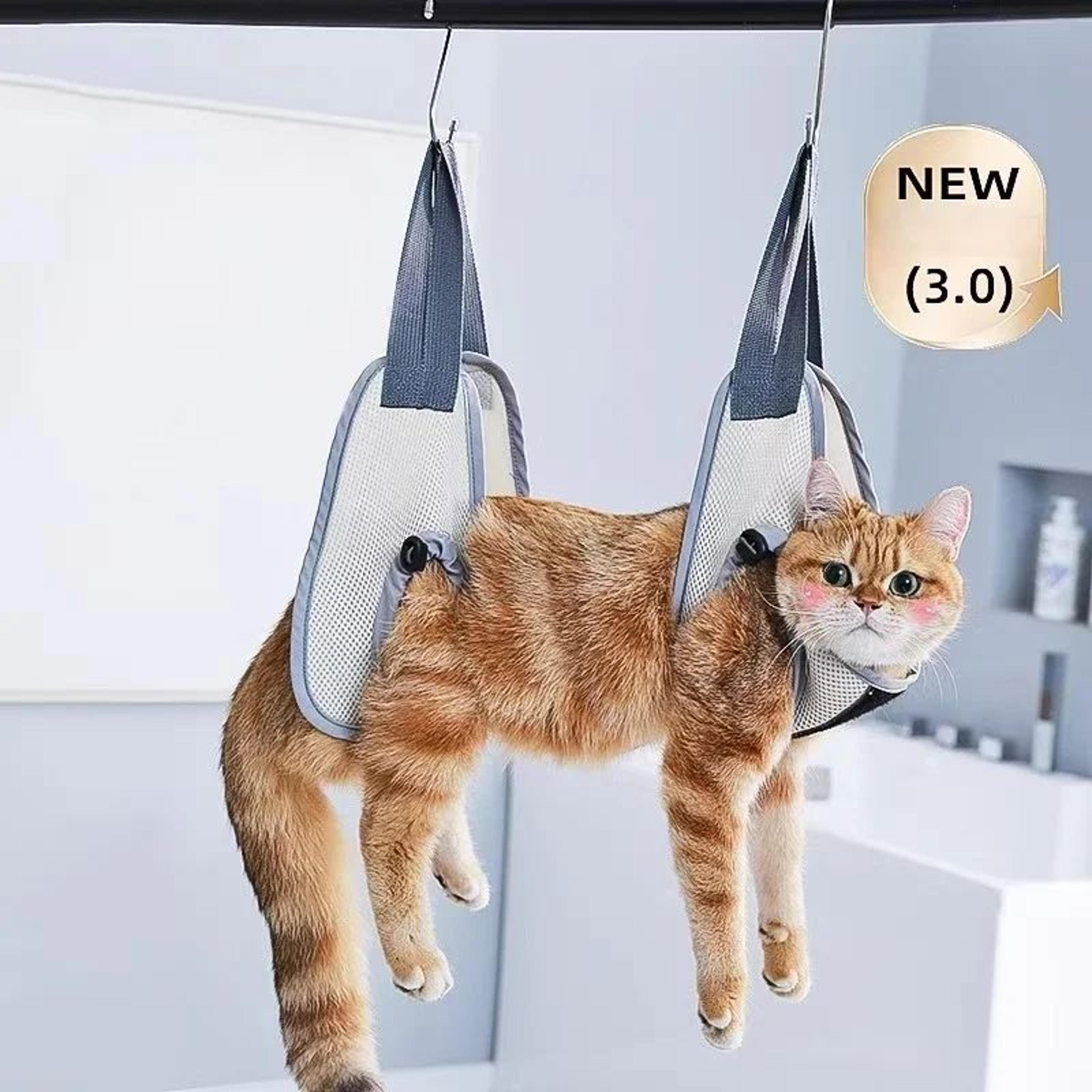 adjustable pet grooming hammock helper