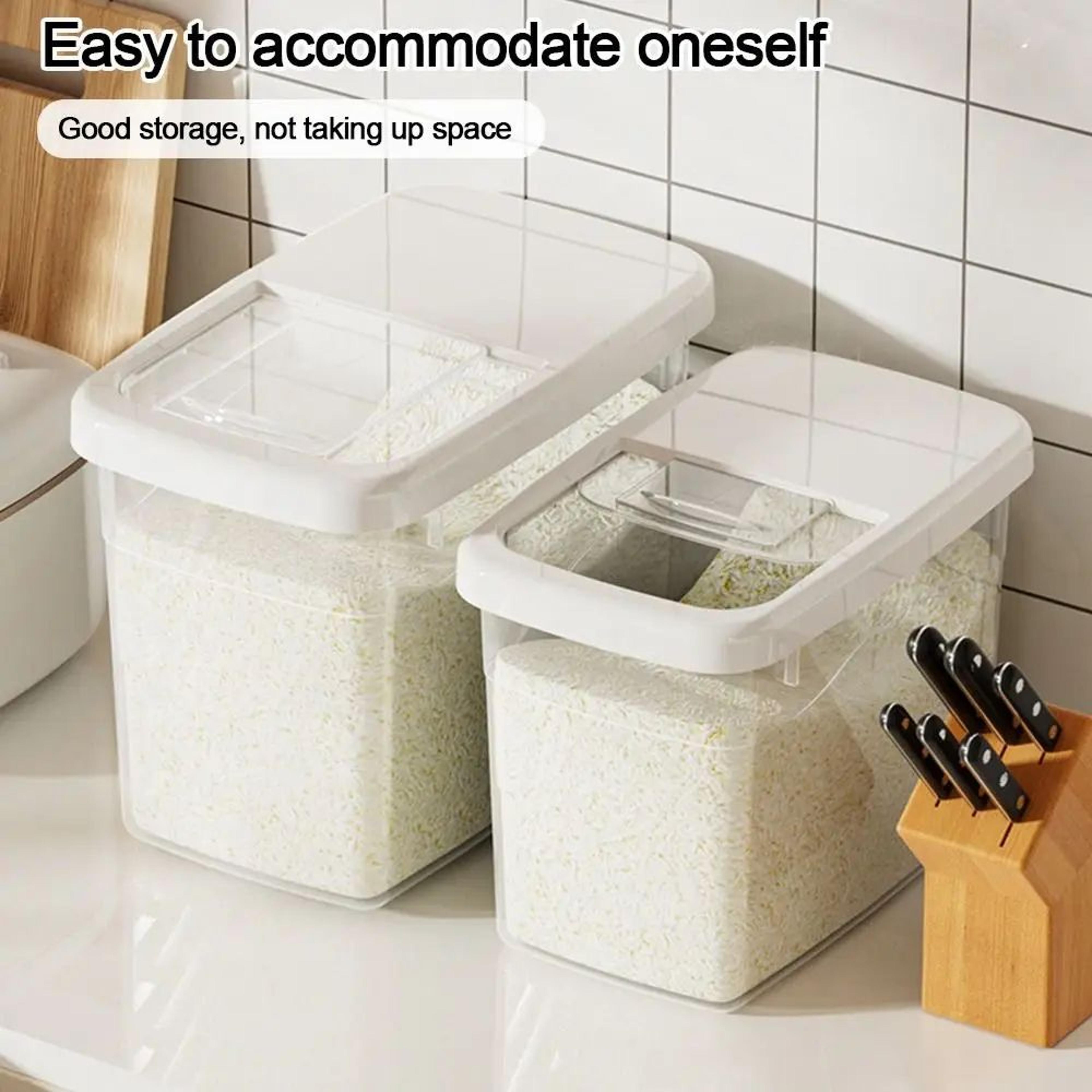 sealed rice and grain storage container