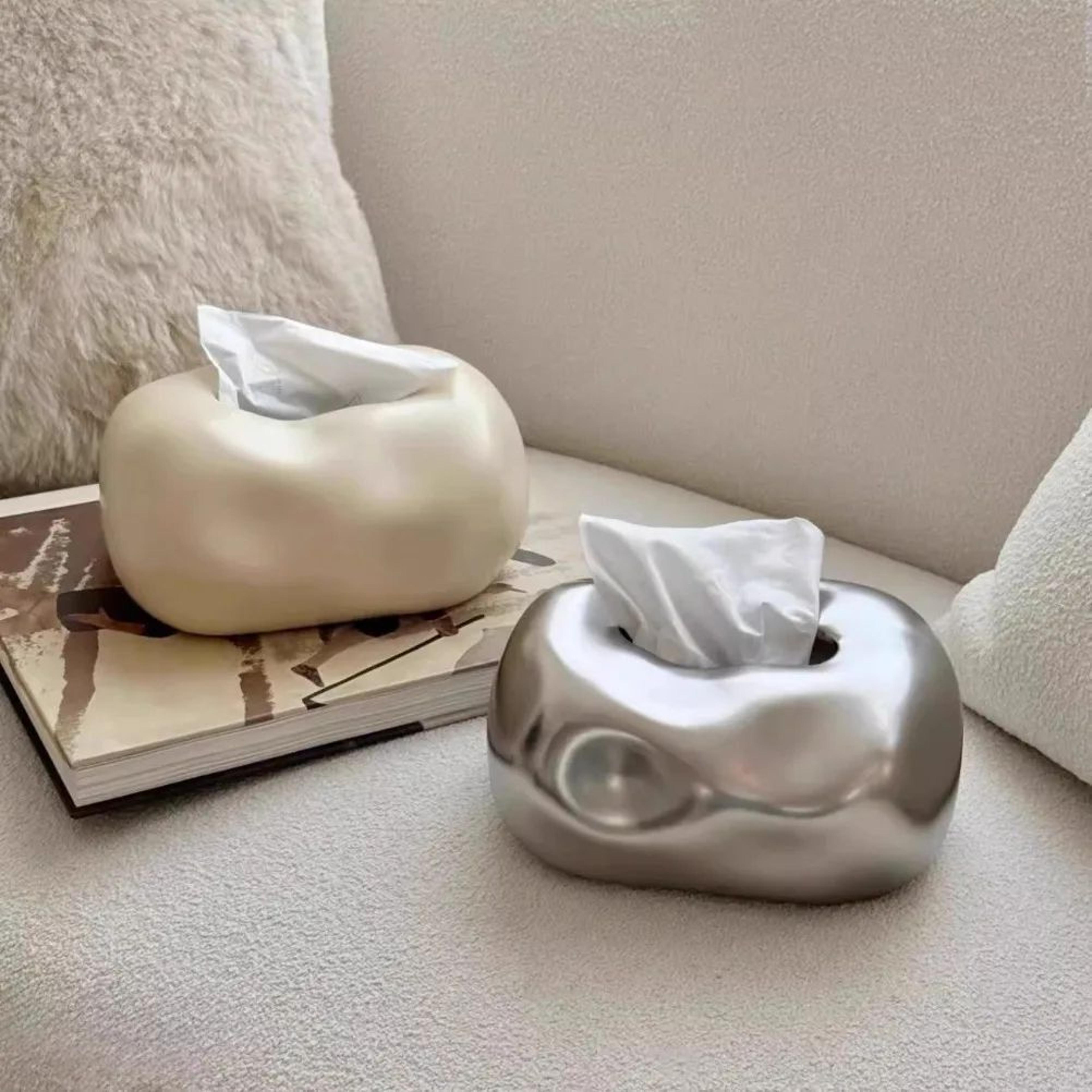 nordic ceramic tissue box holder for living room and dining table