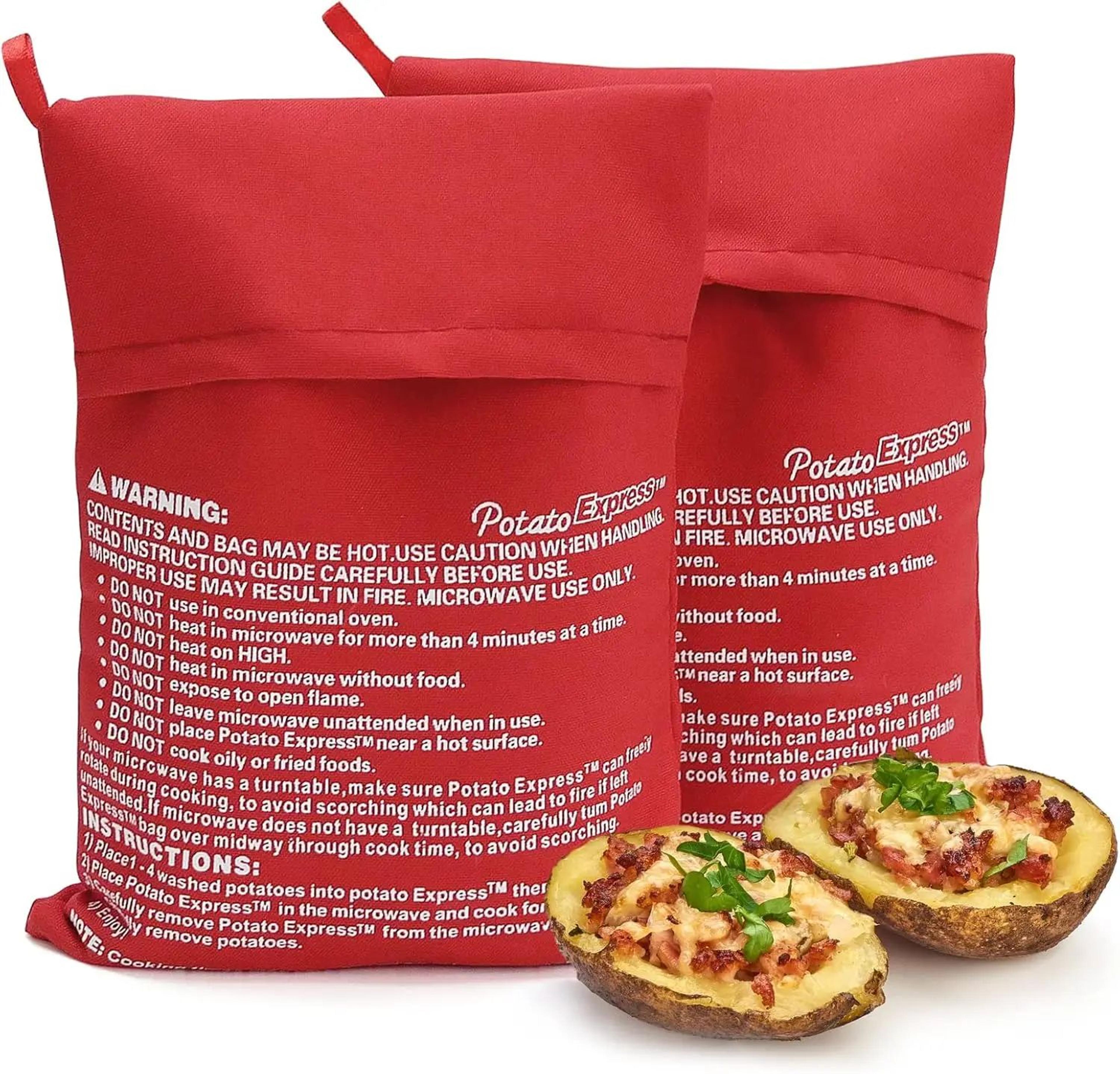 microwave potato cooker bag for quick baking